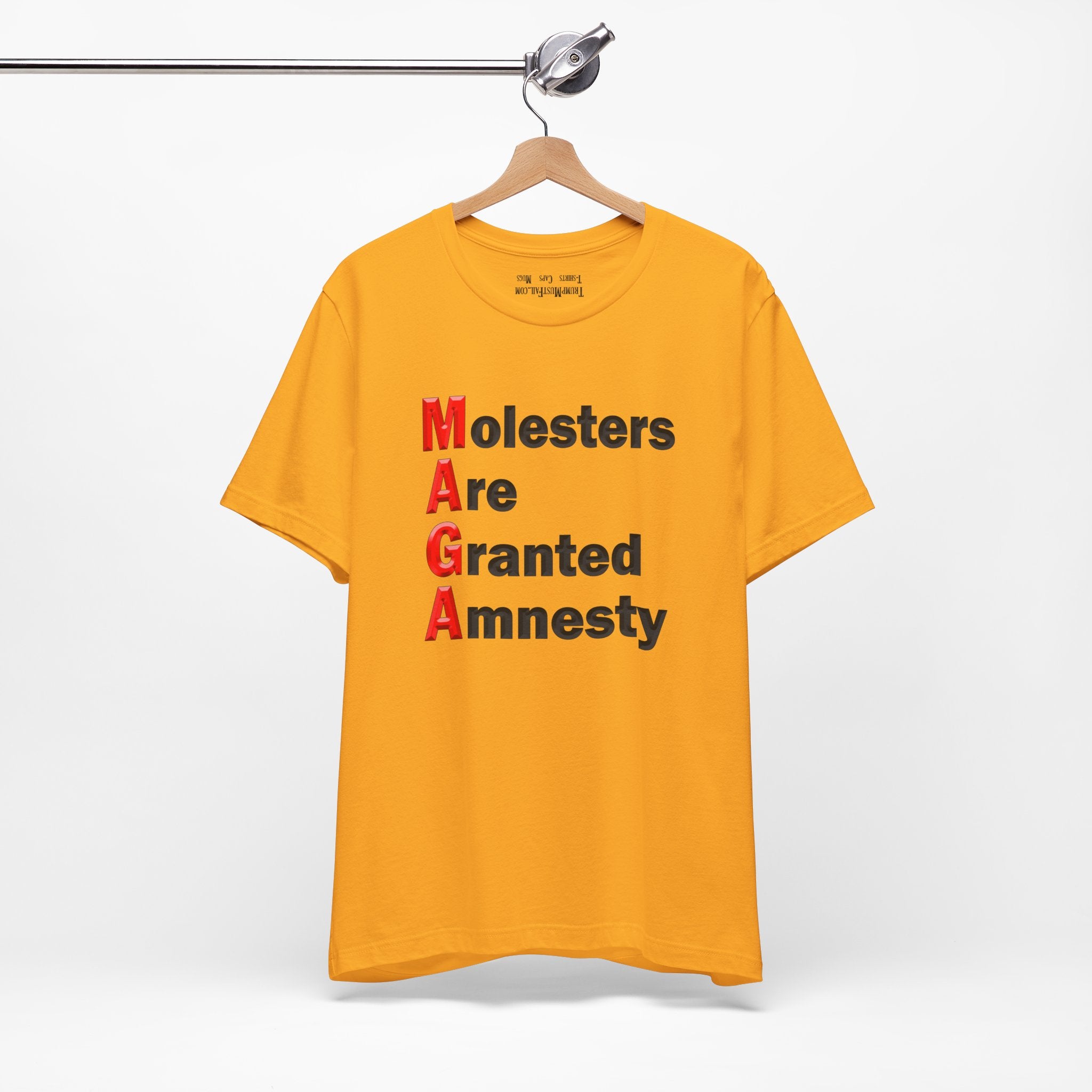 MAGA AMNESTY T-SHIRT/GOLD
