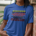 MILITARY WOMEN T-SHIRT/HEATHER TRUE ROYAL