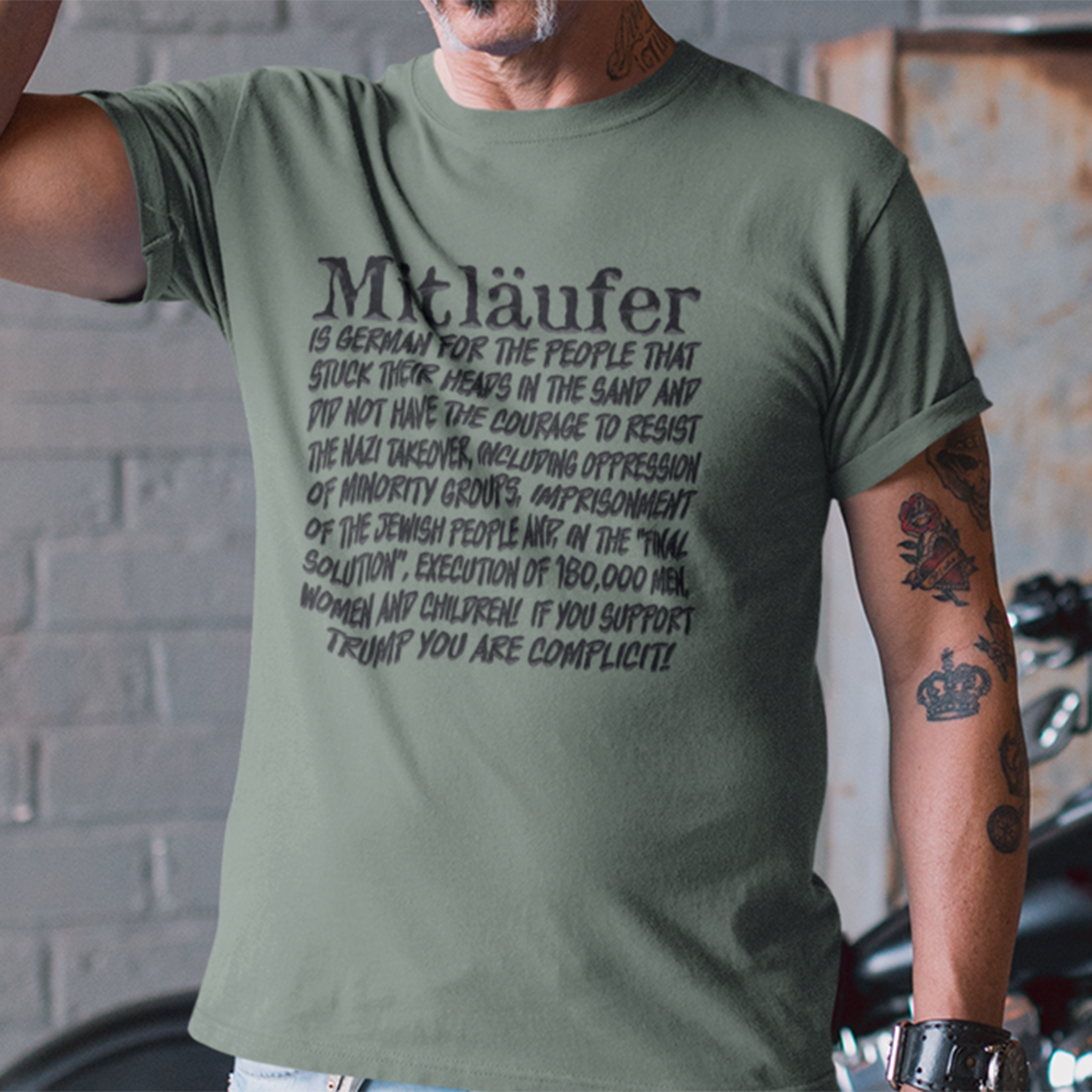 MITLAUFER T-SHIRT/MILITARY GREEN
