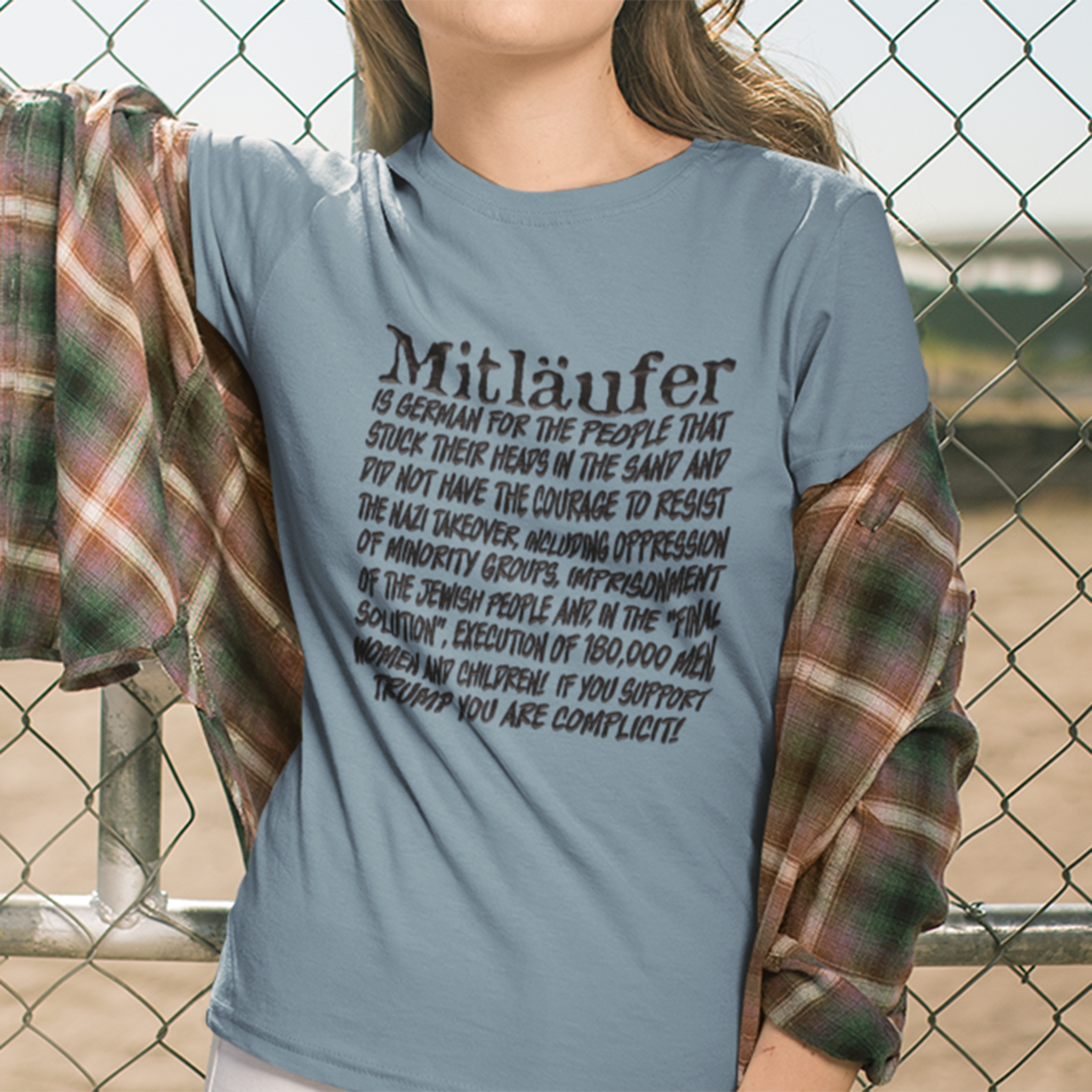 MITLAUFER T-SHIRT/STEEL BLUE