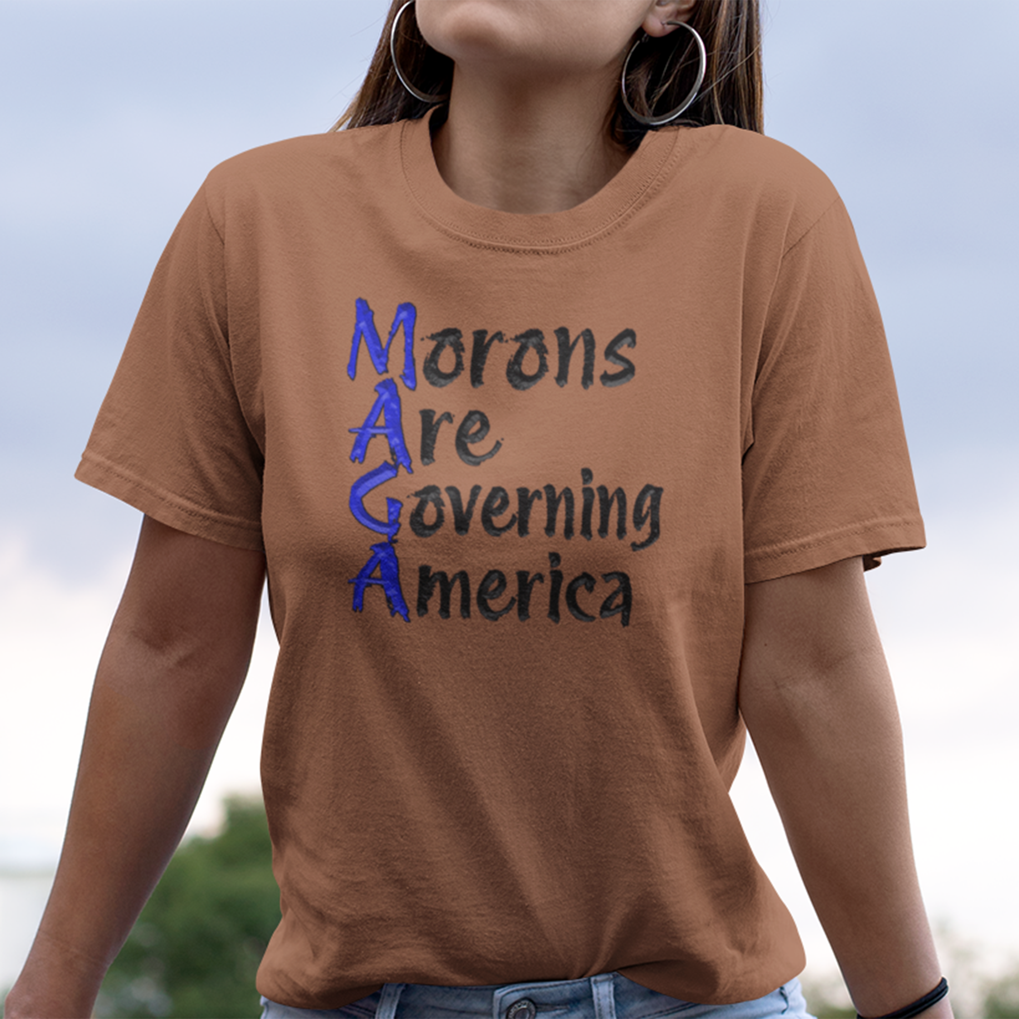 MORONS ARE GOVERNING T-SHIRT/AUTUMN