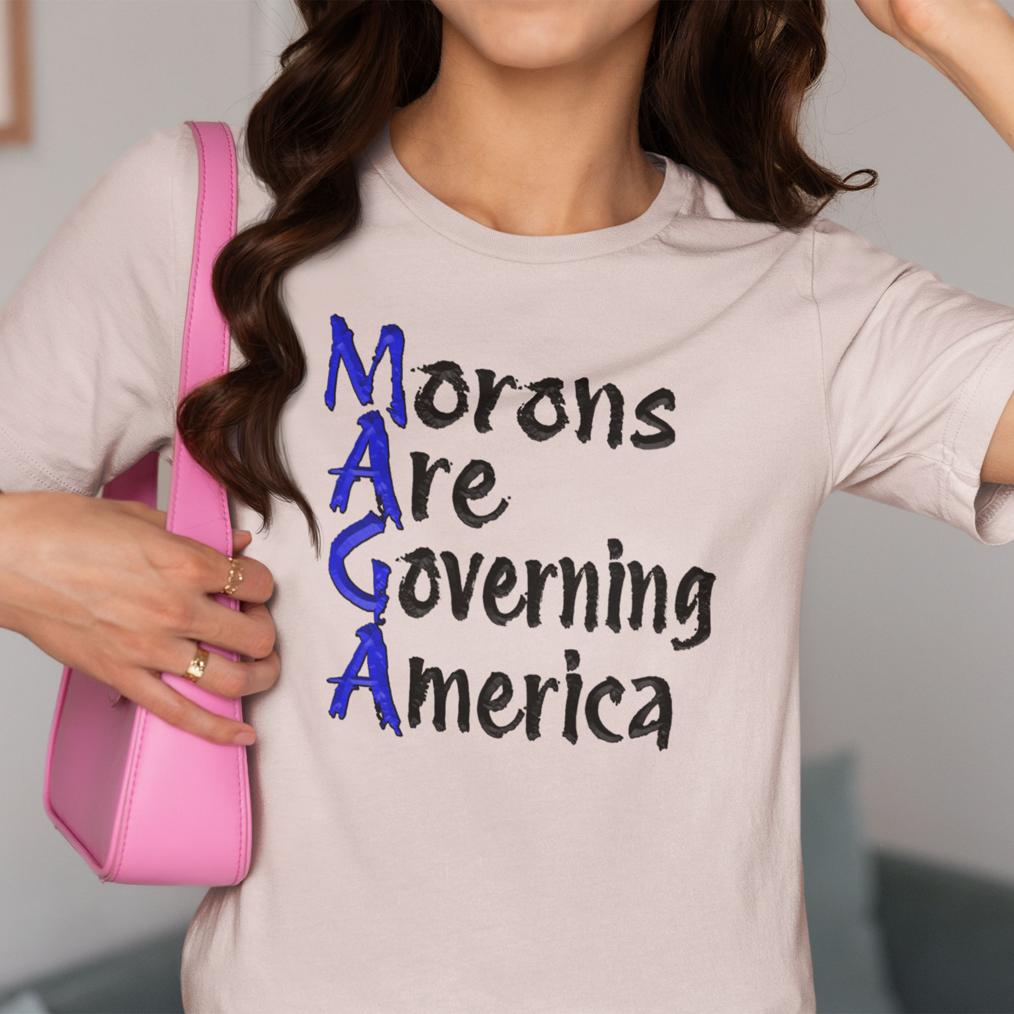 "MAGA: Morons Are Governing America" - Political statement T-Shirt