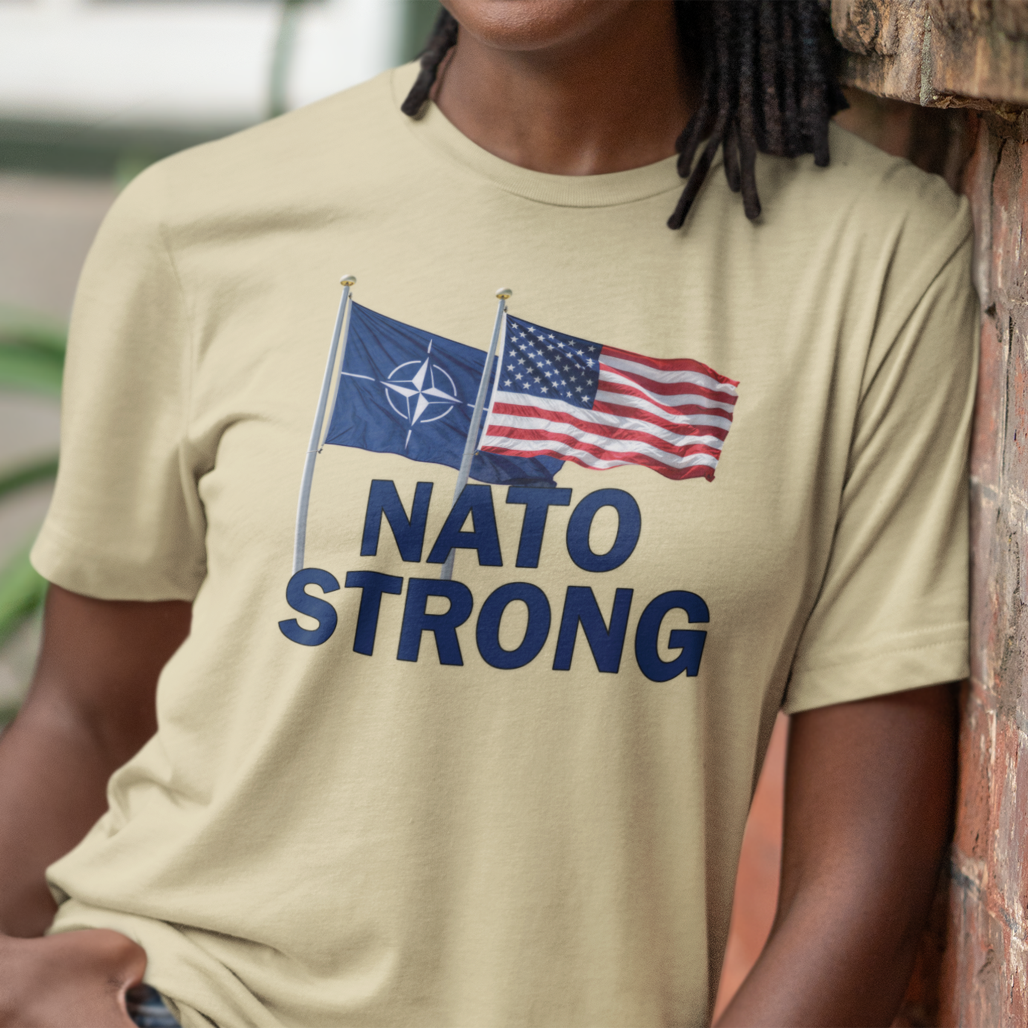 NATO STRONG T-SHIRT/NATURAL