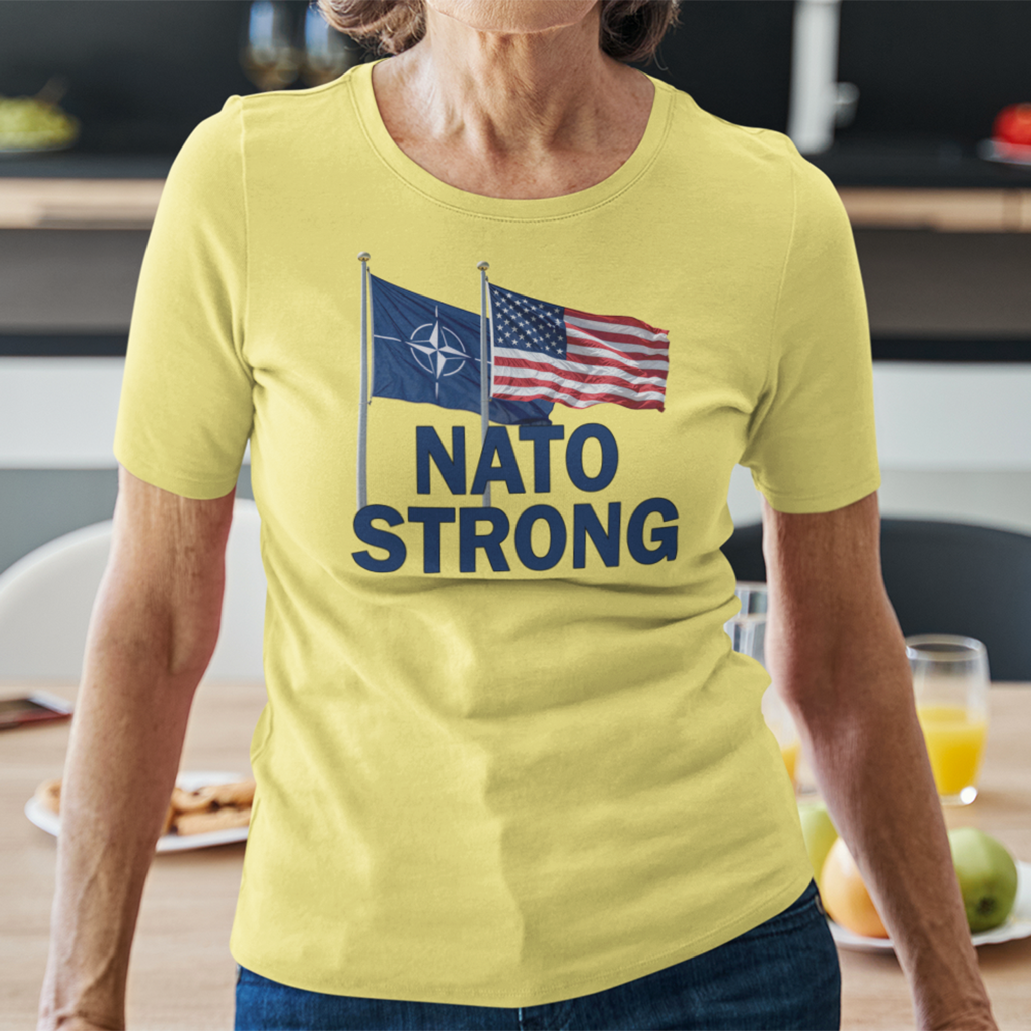 NATO STRONG T-SHIRT/YELLOW