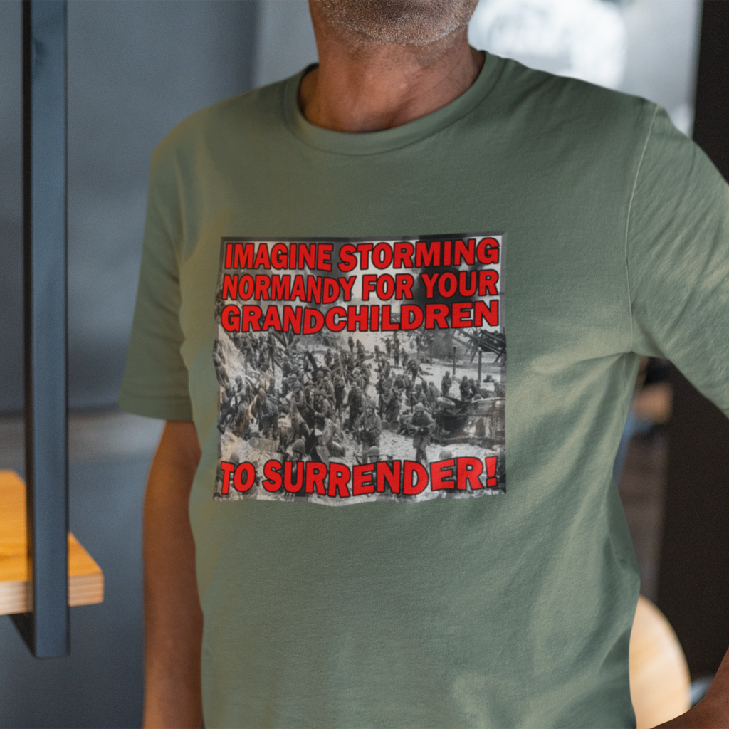 NORMANDY T-SHIRT/MILITARY GREEN