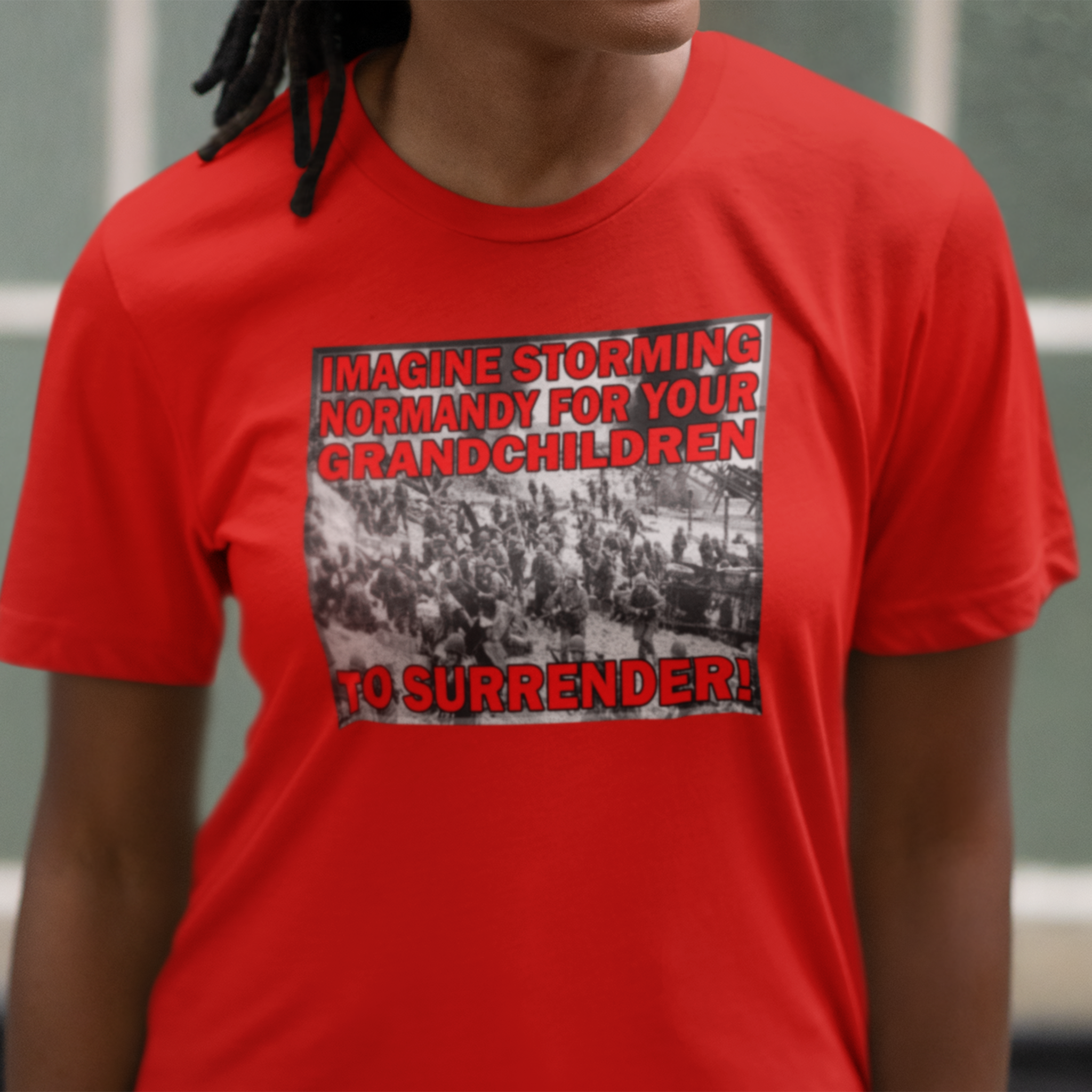 NORMANDY T-SHIRT/RED