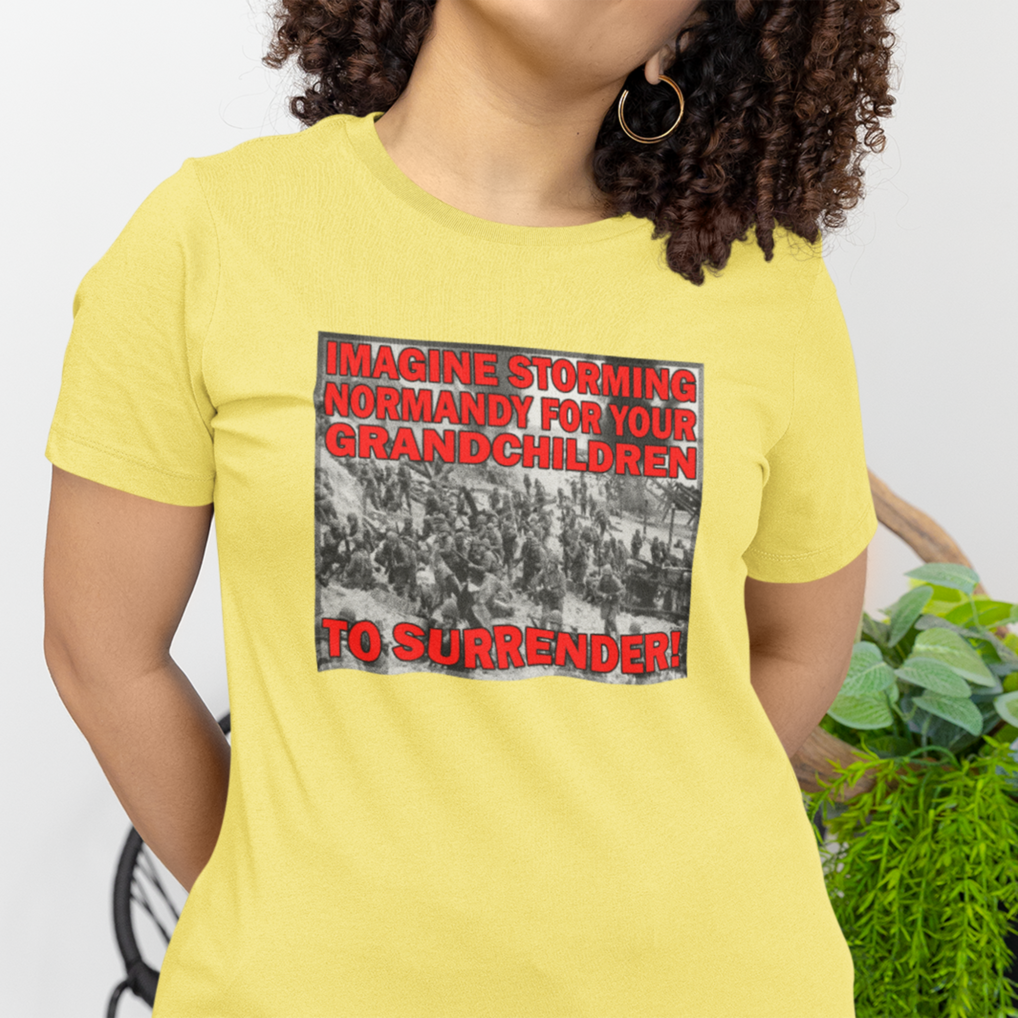 NORMANDY T-SHIRT/YELLOW