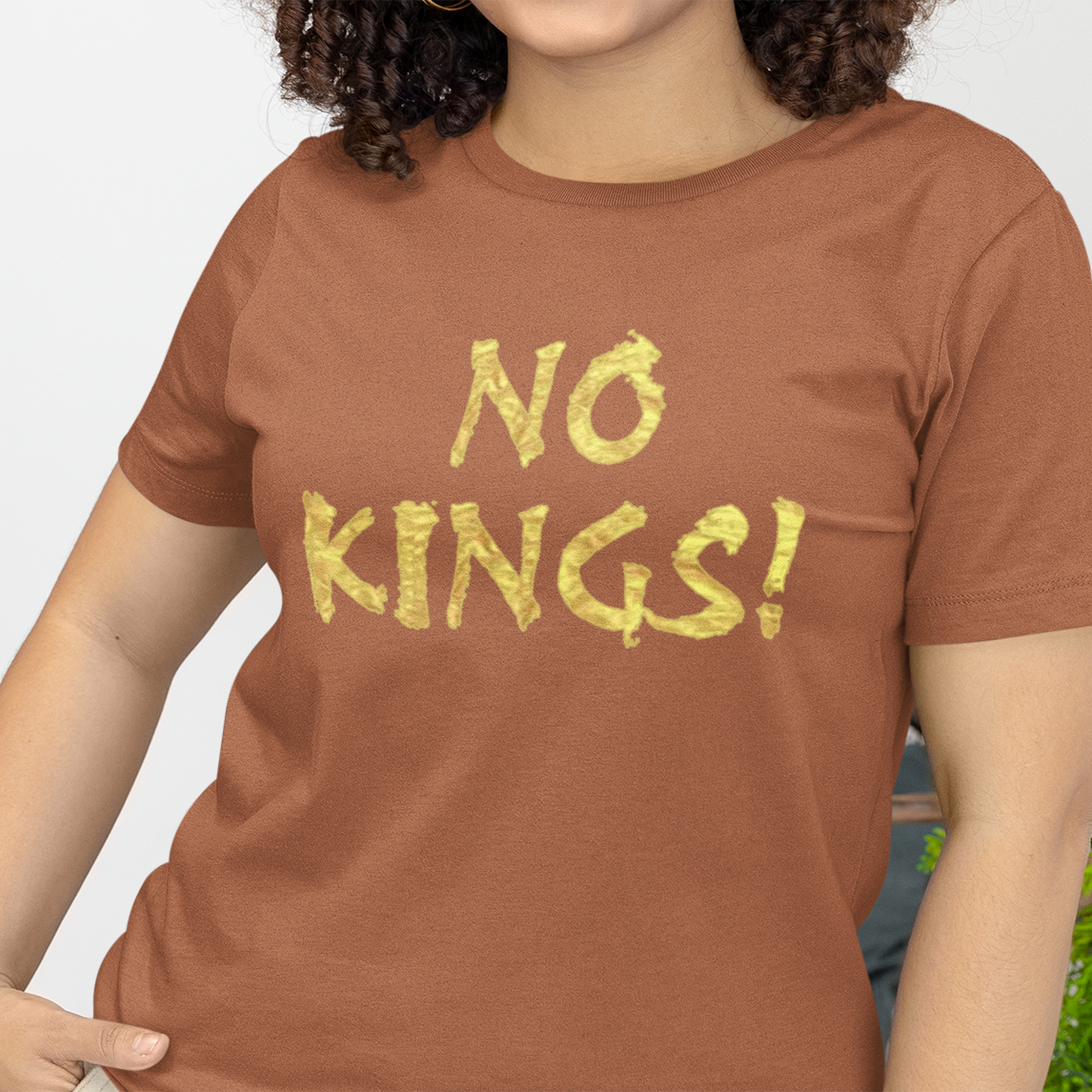 NO KINGS GOLD T-SHIRT/AUTUMN