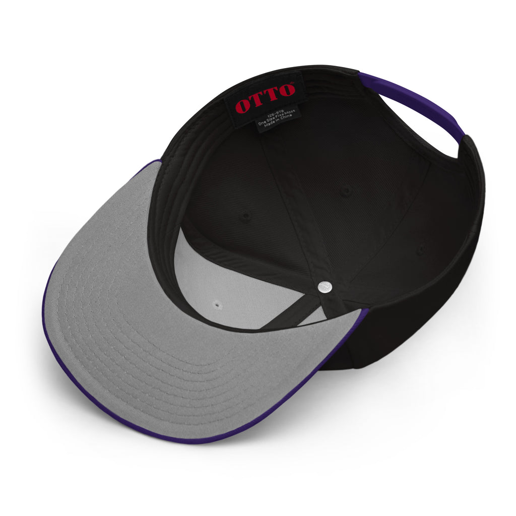 NO KINGS SNAPBACK CAP/Purple/Black/Black
