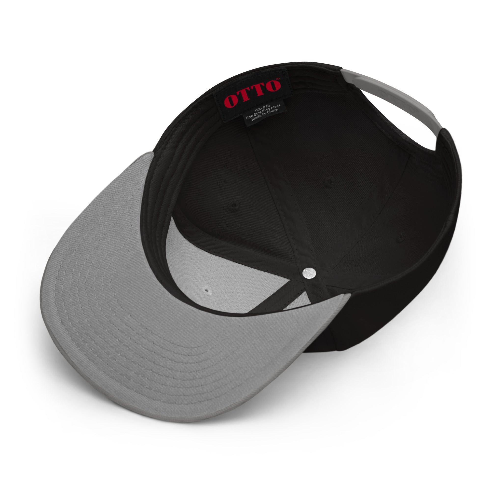 NO KINGS SNAPBACK CAP/Gray/Black/Black