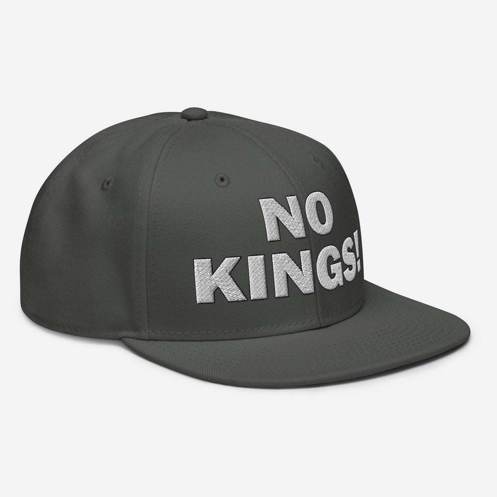 NO KINGS SNAPBACK CAP/Charcoal gray