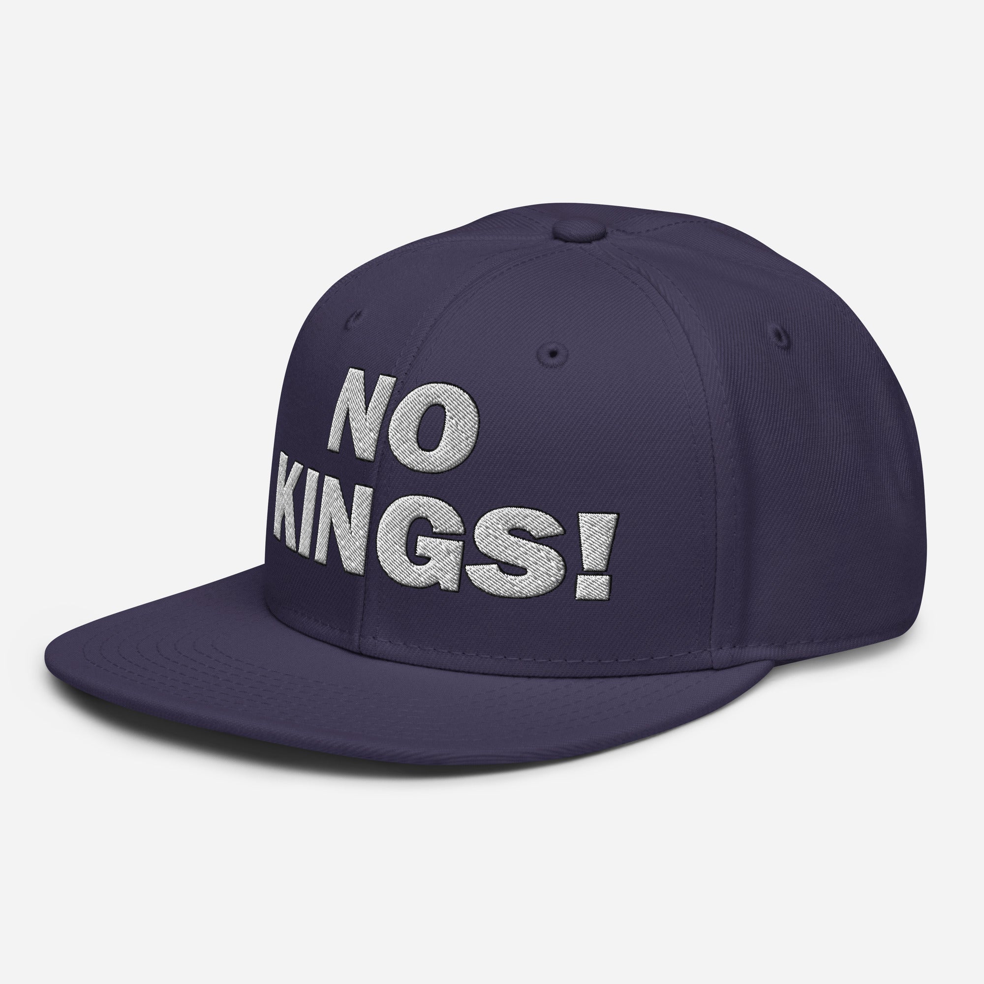 NO KINGS SNAPBACK CAP/Navy blue