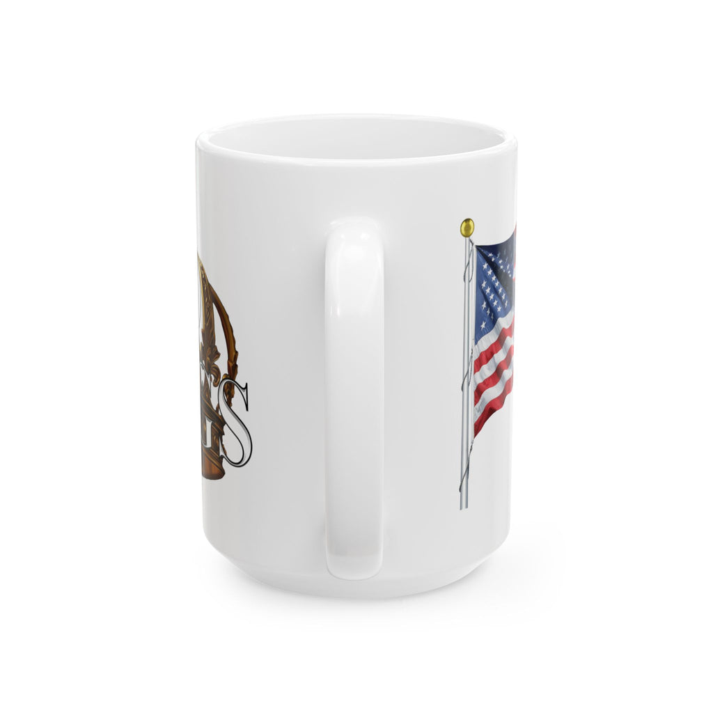 NO KING CROWN CERAMIC MUG/WHITE