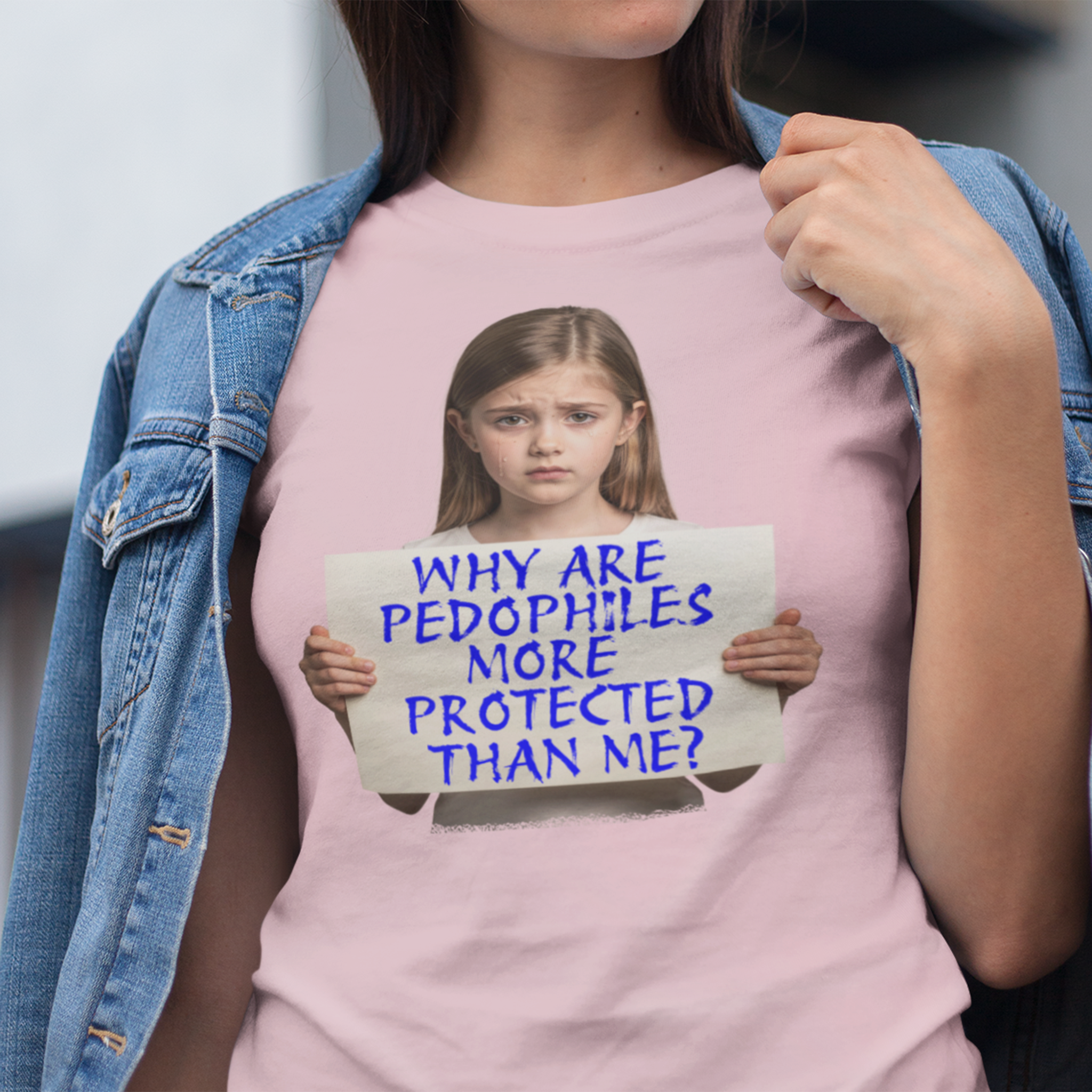 PEDOPHILES T-SHIRT/PINK
