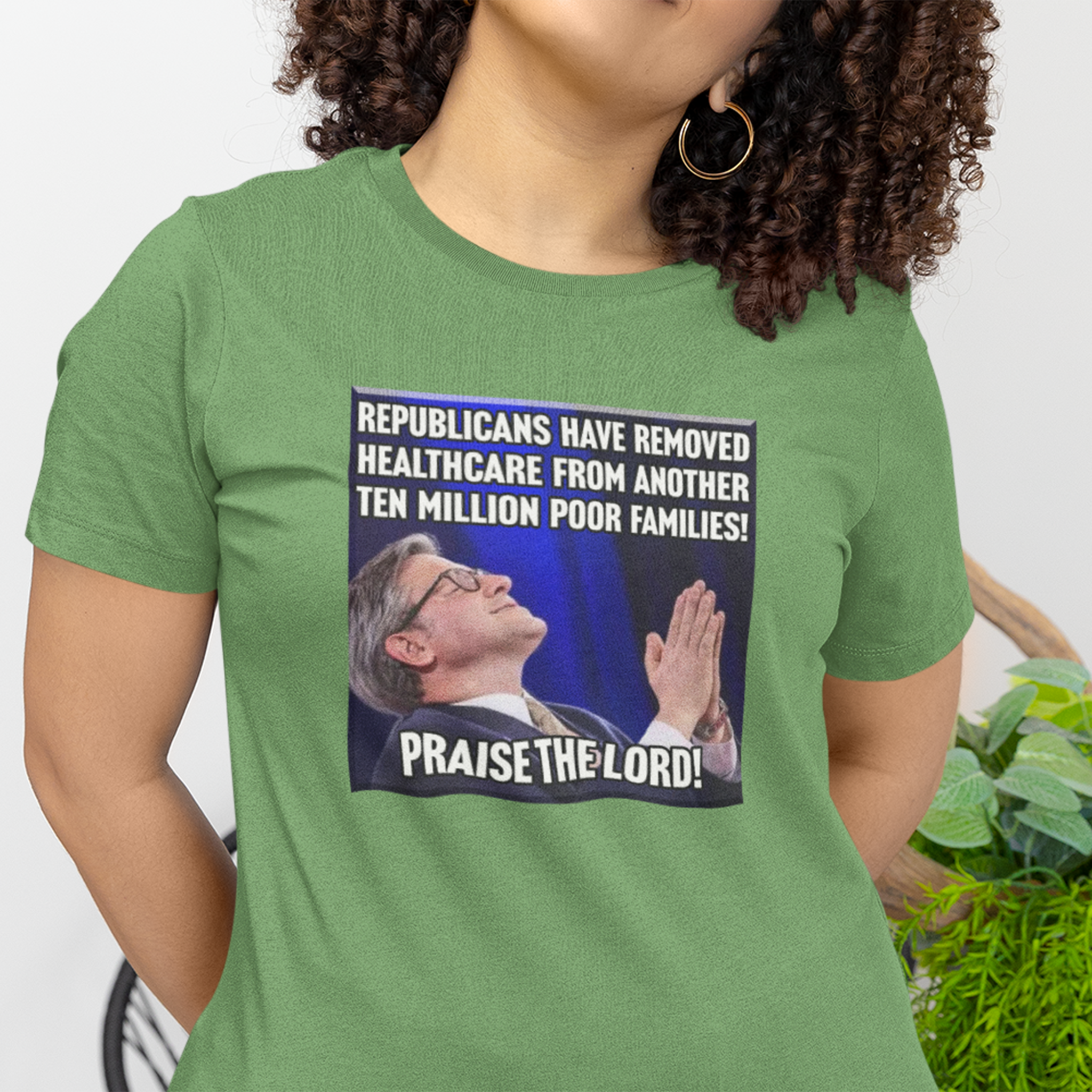 PRAISE THE LORD T-SHIRT/LEAF