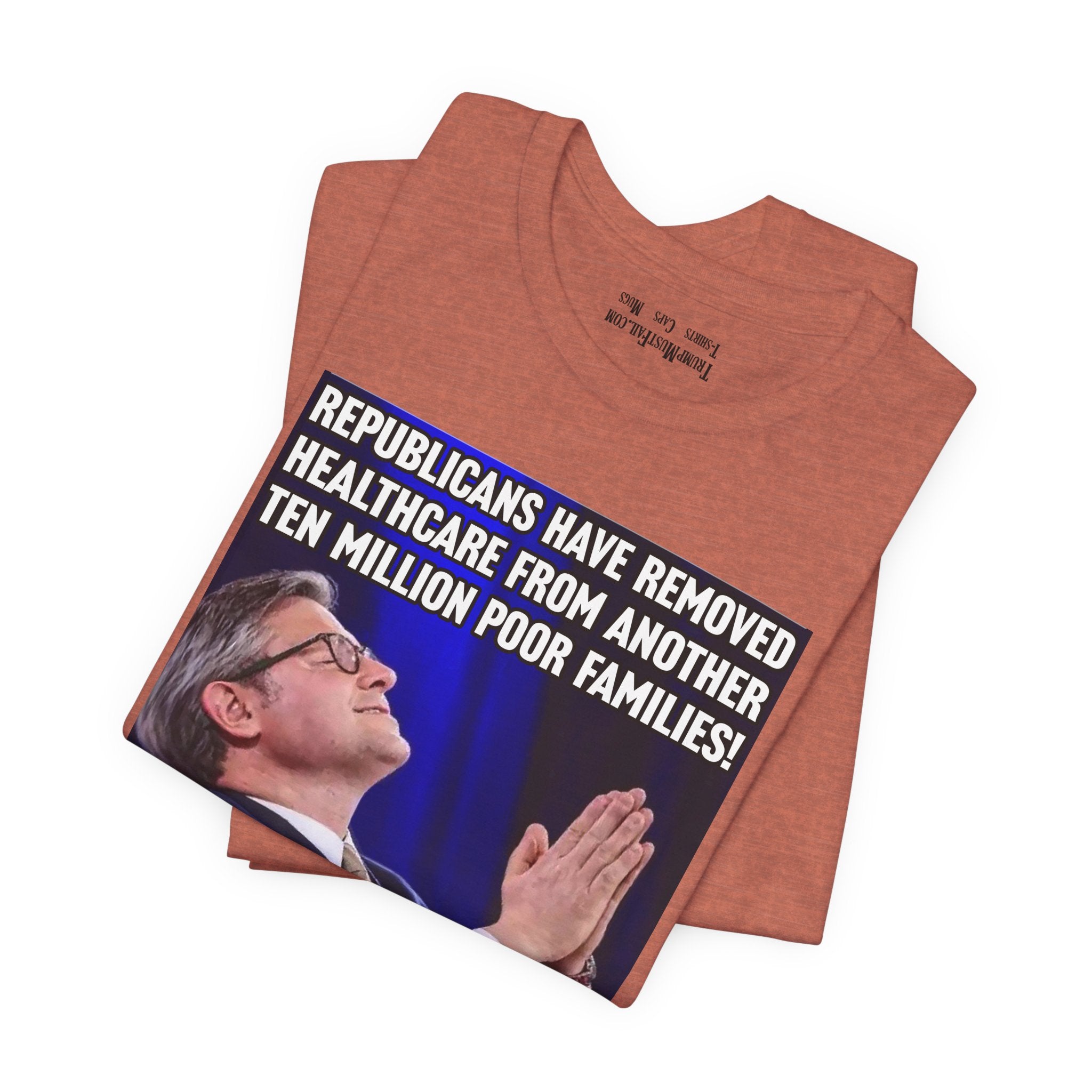 PRAISE THE LORD T-SHIRT/ HEATHER CLAY