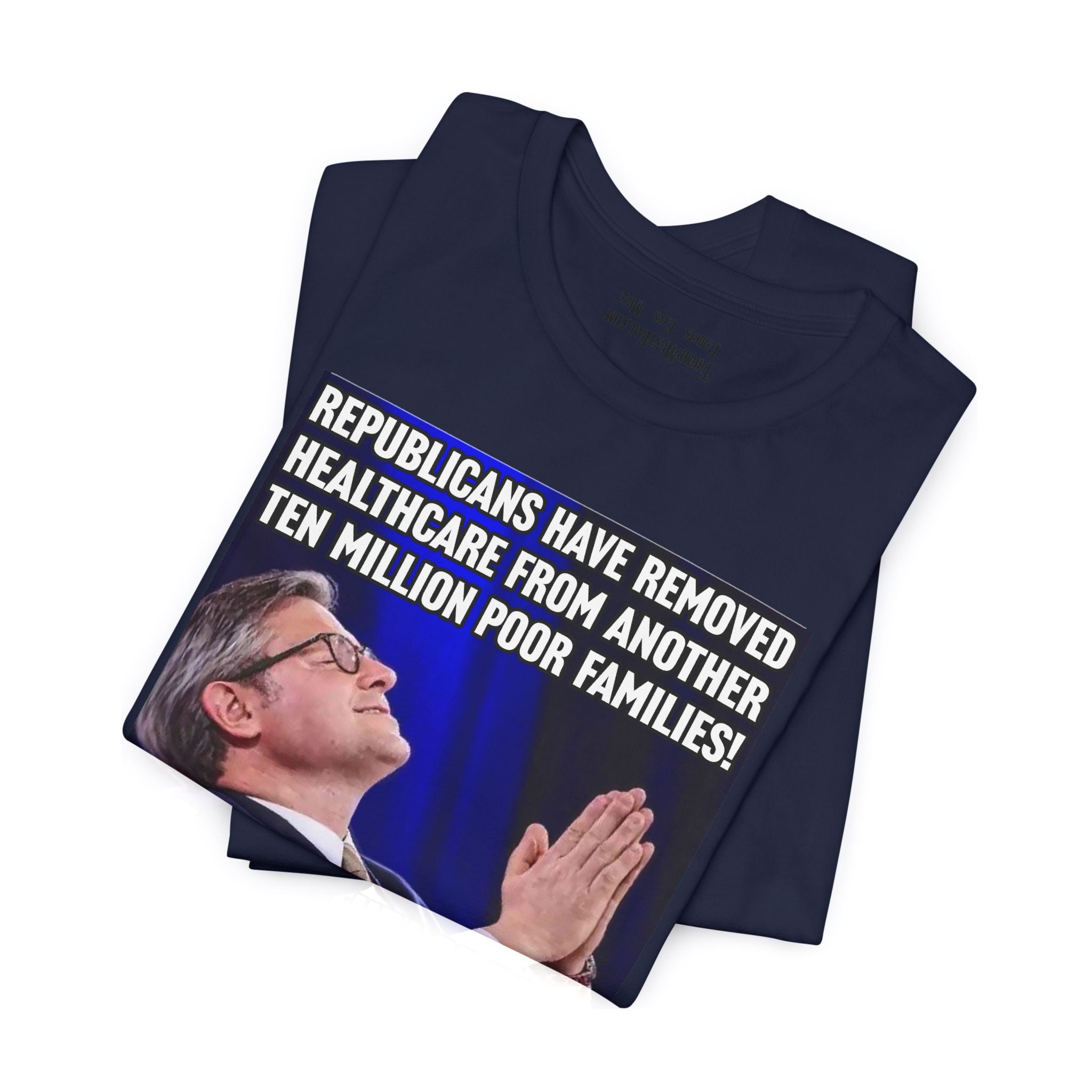 PRAISE THE LORD T-SHIRT/NAVY