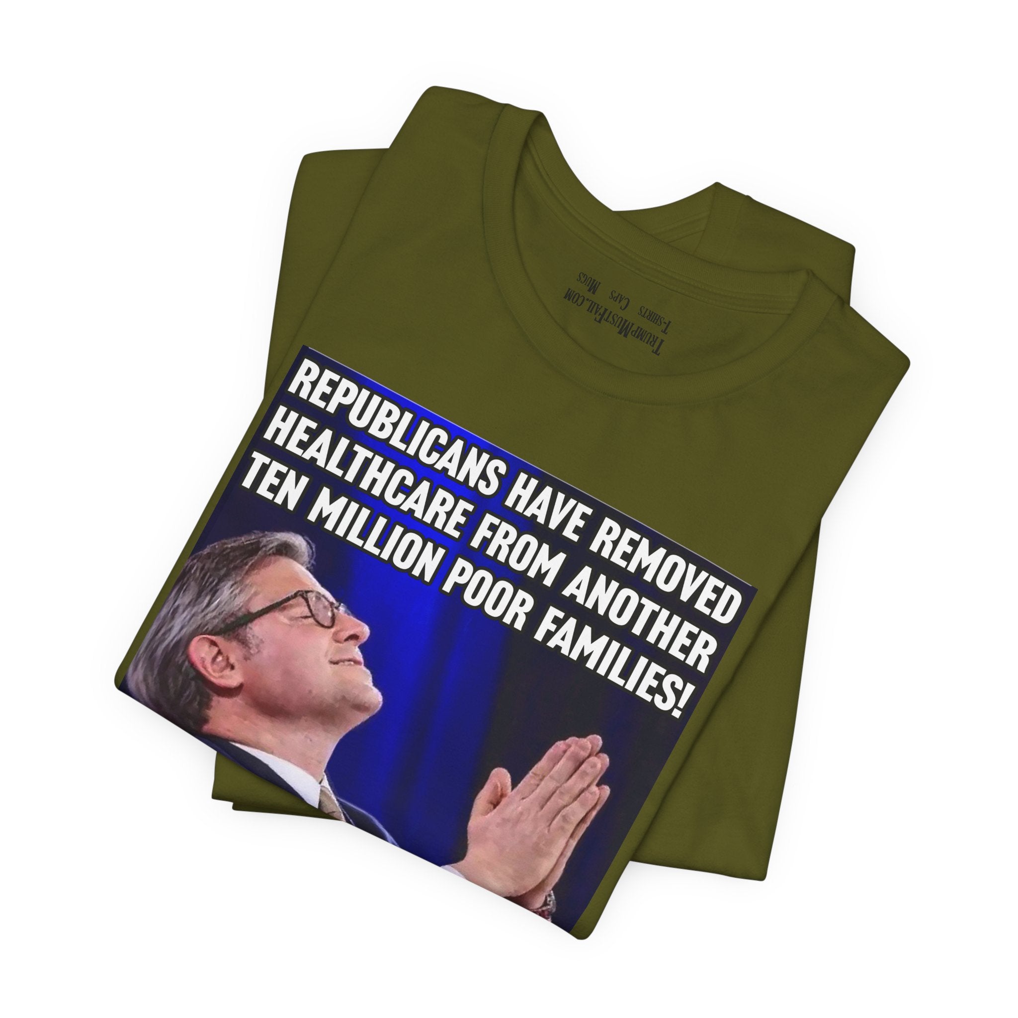 PRAISE THE LORD T-SHIRT/OLIVE