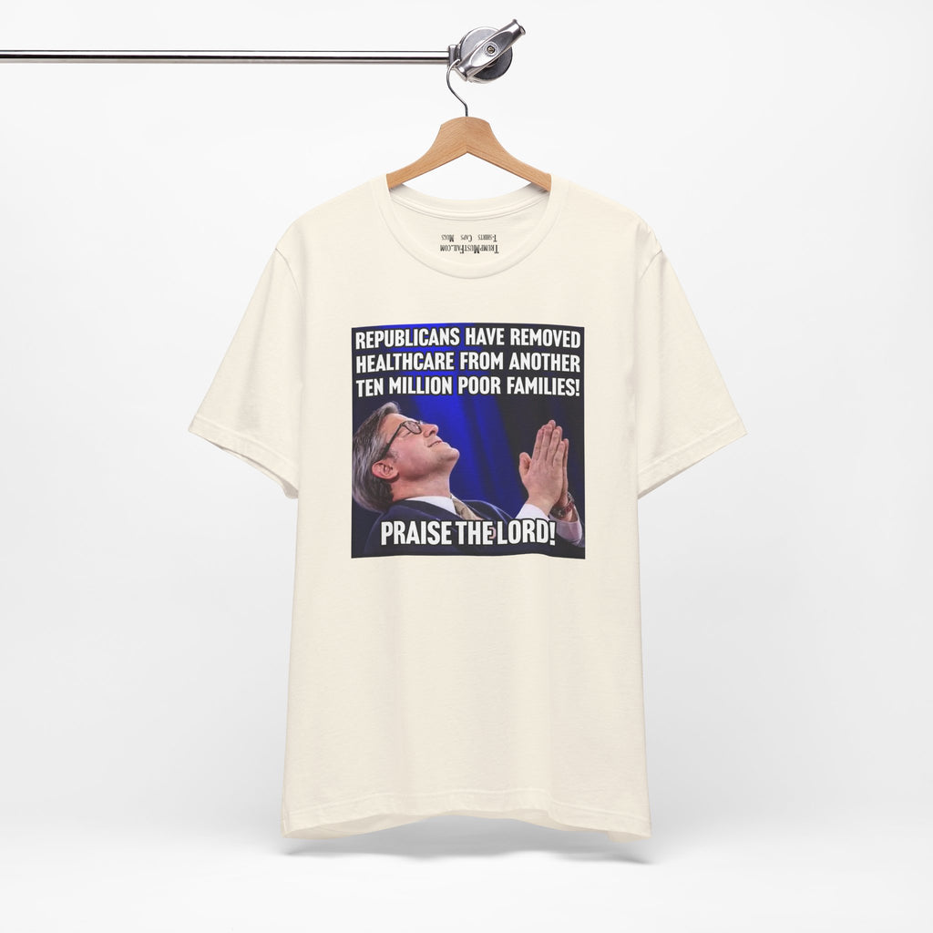 PRAISE THE LORD T-SHIRT/NATURAL