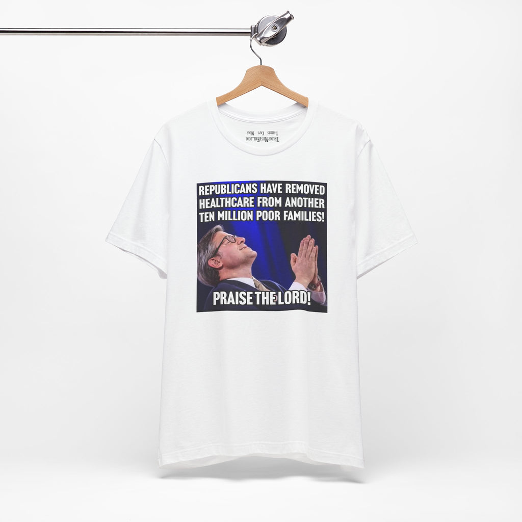 PRAISE THE LORD T-SHIRT/WHITE
