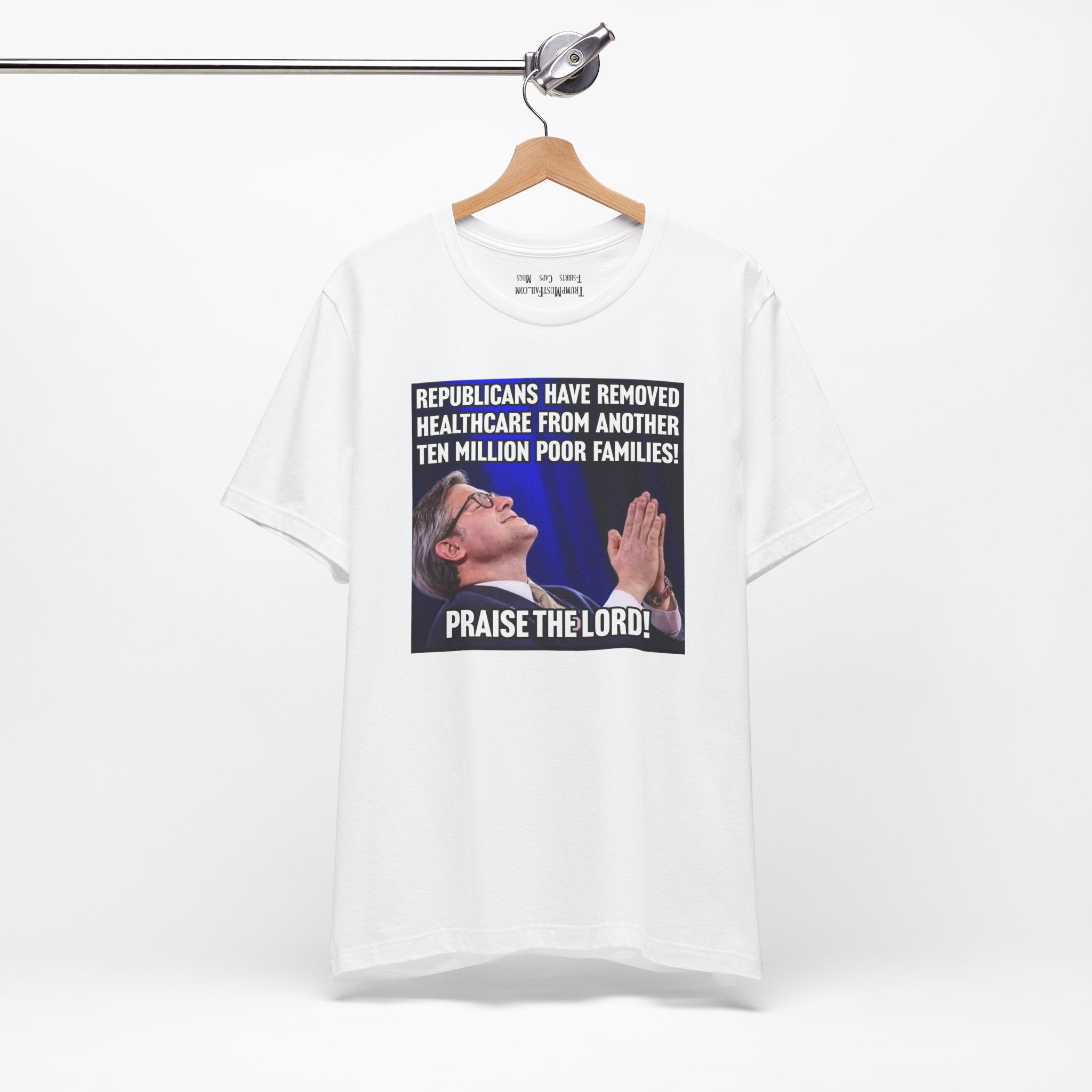 PRAISE THE LORD T-SHIRT/WHITE