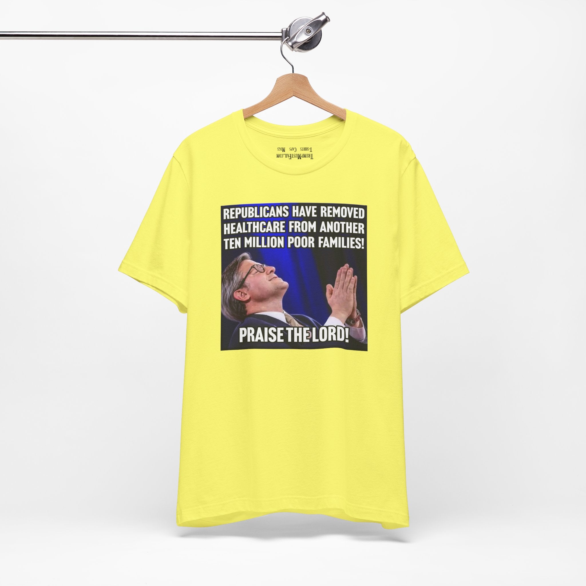 PRAISE THE LORD T-SHIRT/YELLOW