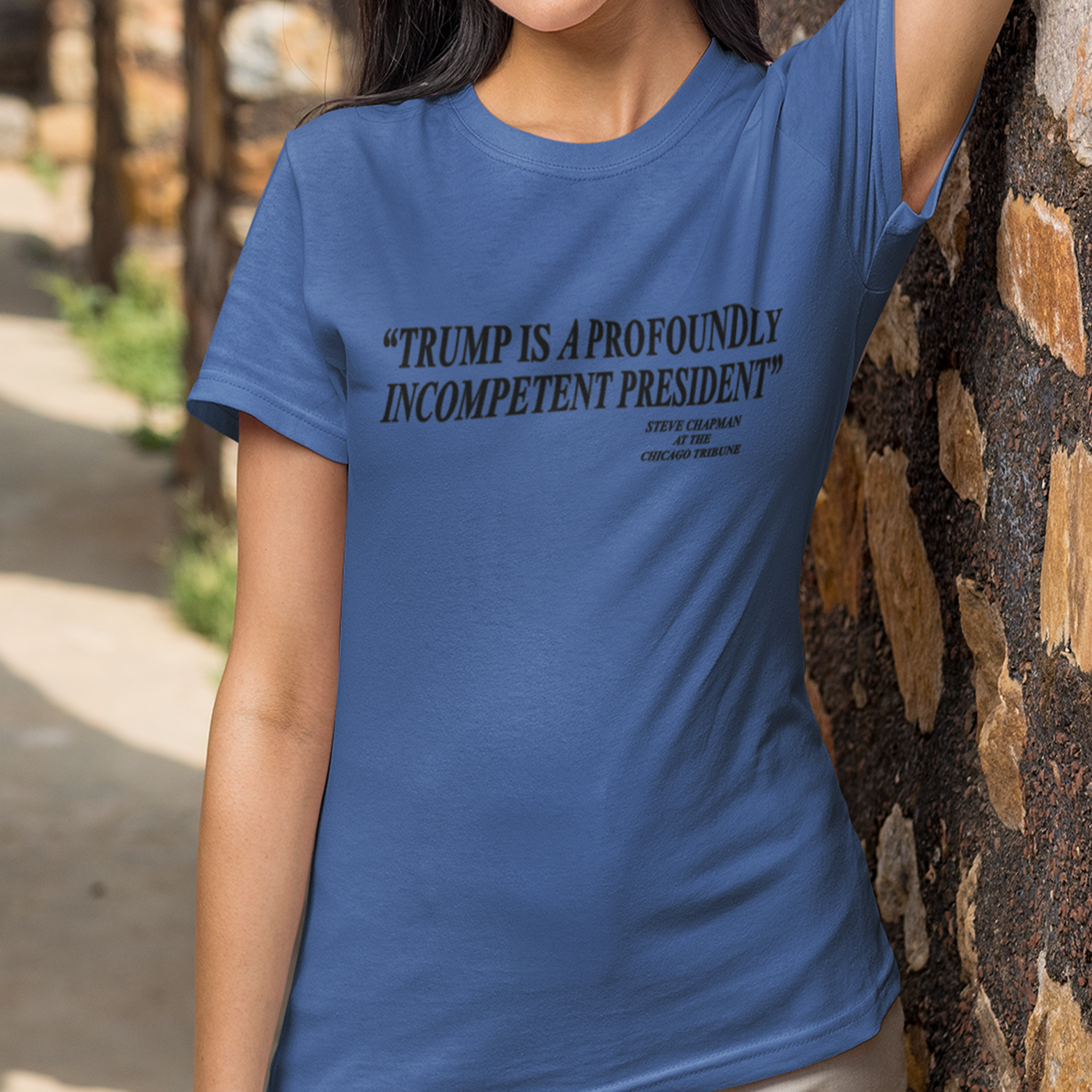 PROFOUNDLY INCOMPETENT T-SHIRT/TRUE ROYAL