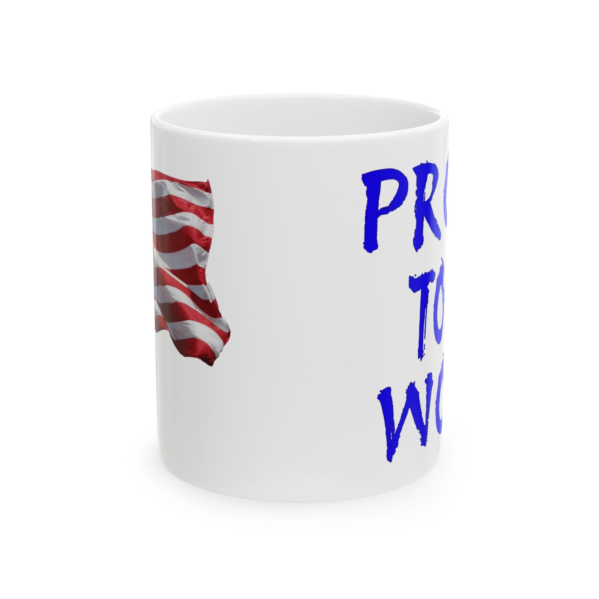 PROUD CERAMIC MUG/WHITE
