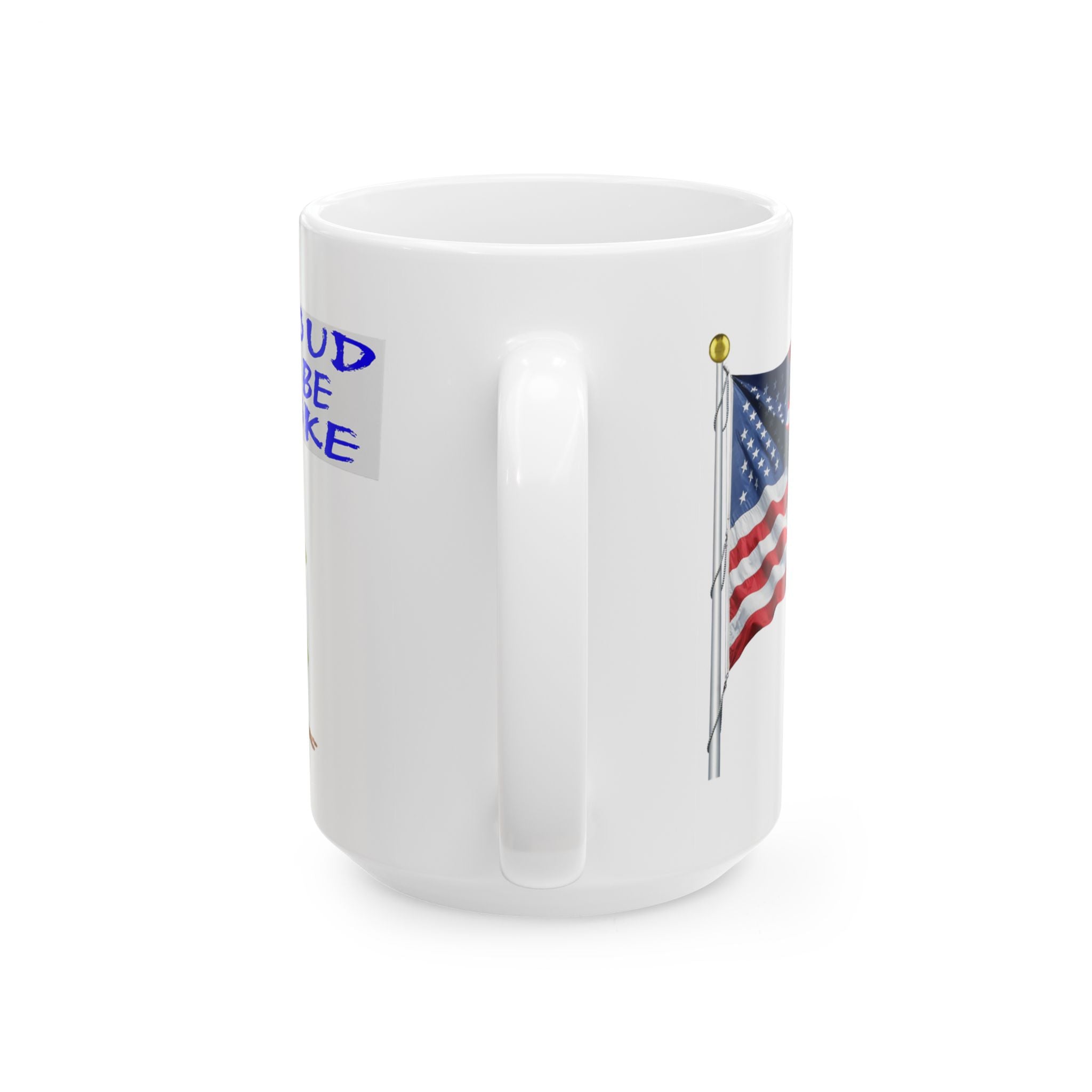 PROUD FROG CERAMIC MUG/WHITE