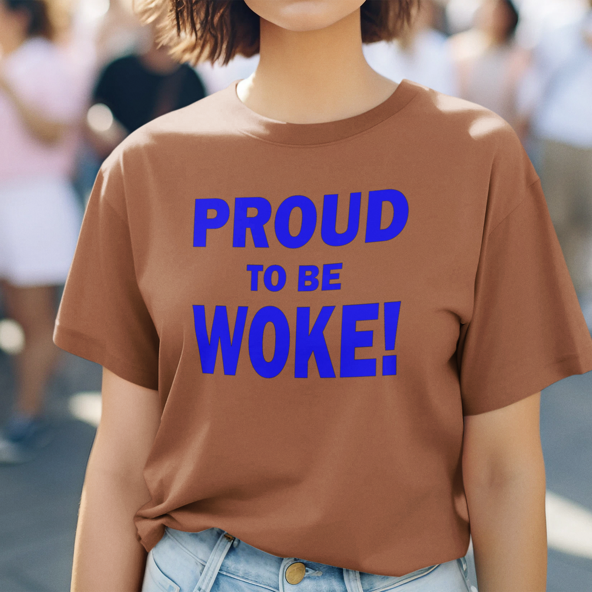 PROUD TO BE WOKE T-SHIRT/AUTUMN