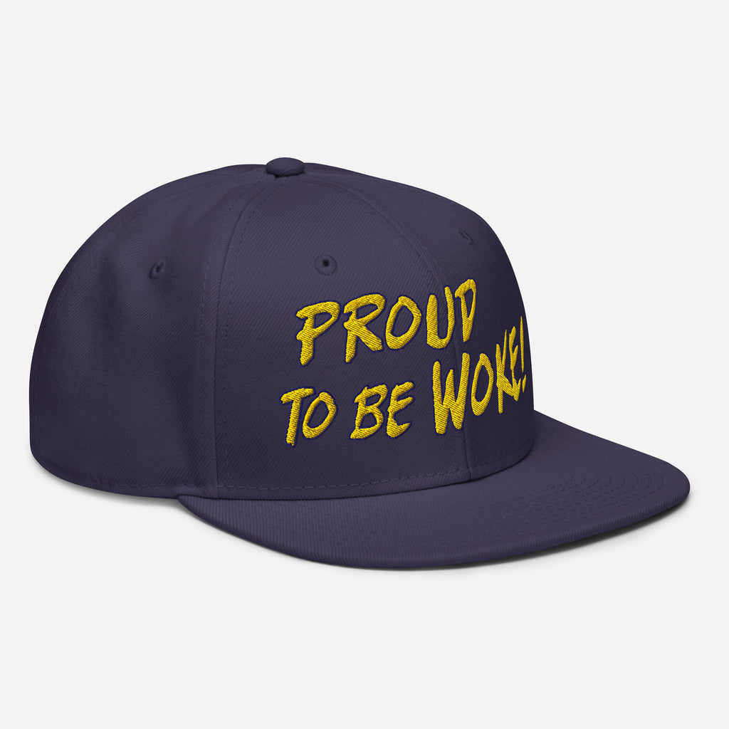 PROUD TO BE WOKE SNAPBACK CAP/Navy blue