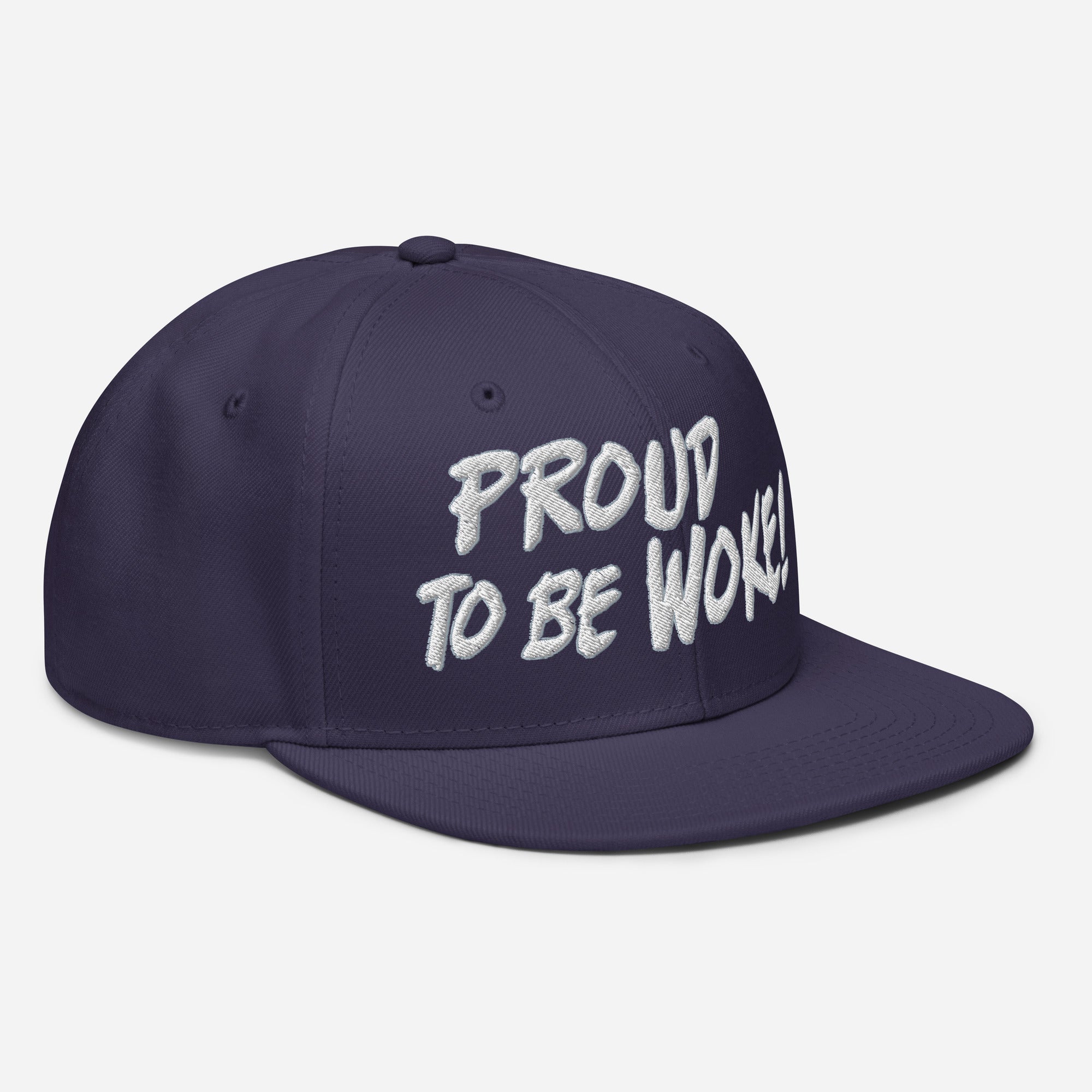 PROUD TO BE WOKE SNAPBACK CAP/Navy blue
