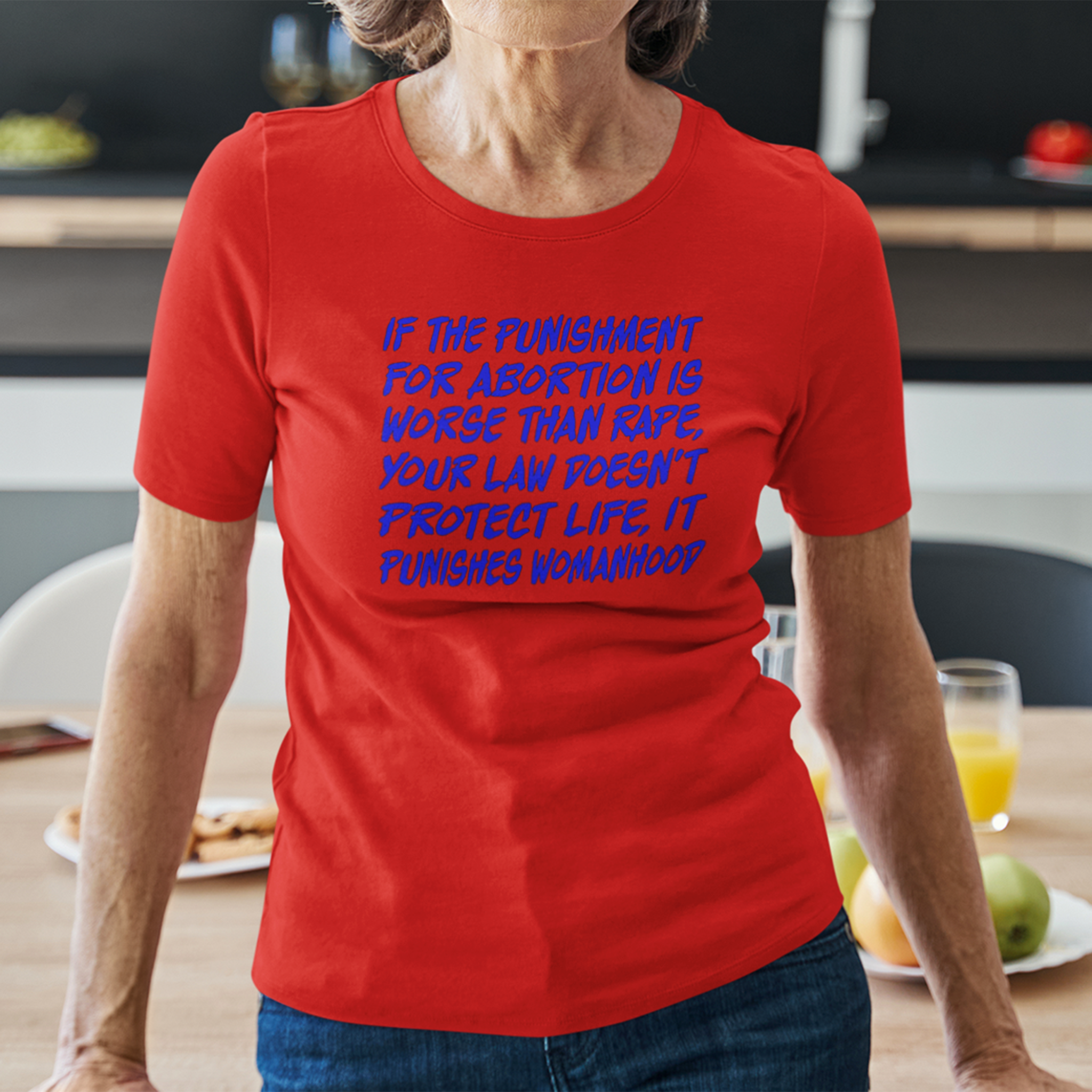 PUNISHMENT T-SHIRT/RED