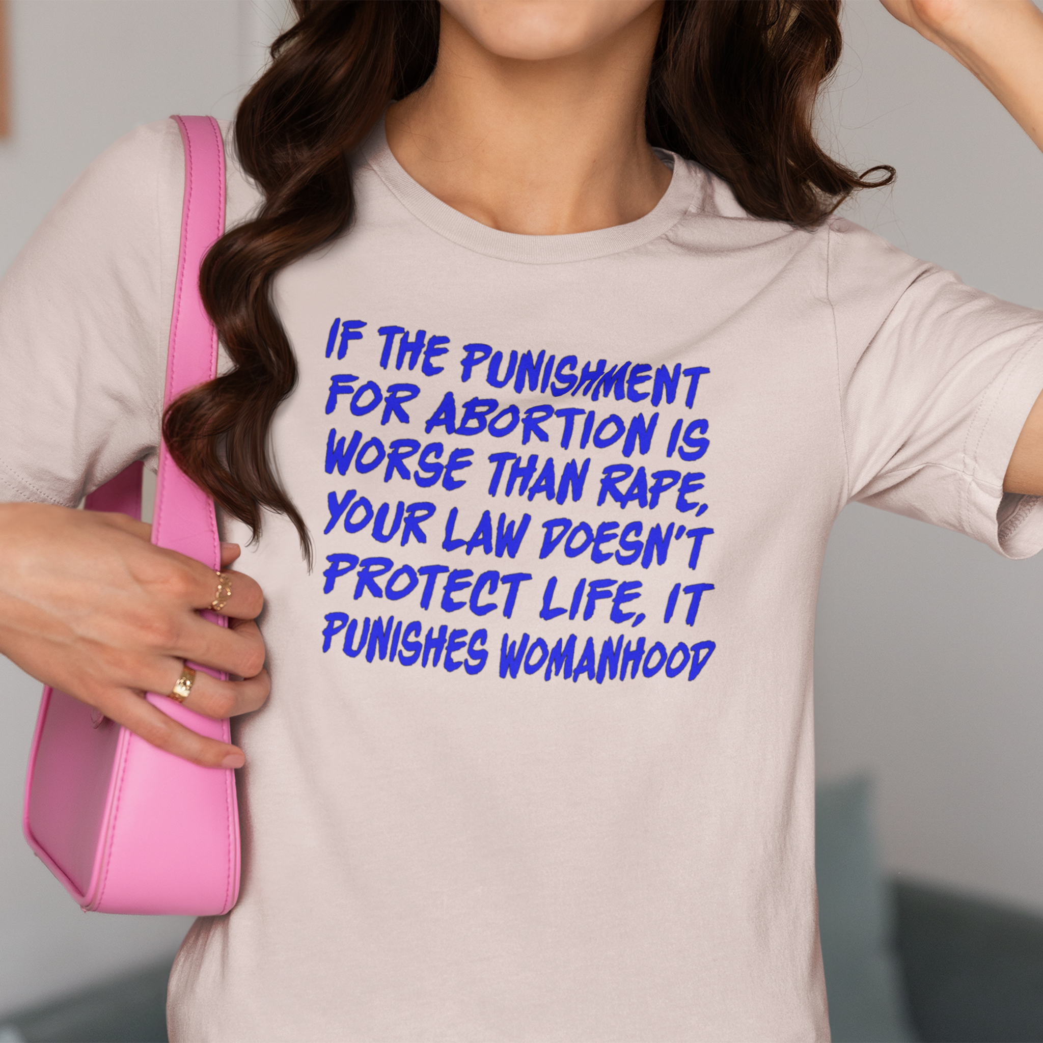 PUNISHMENT T-SHIRT/SOFT PINK