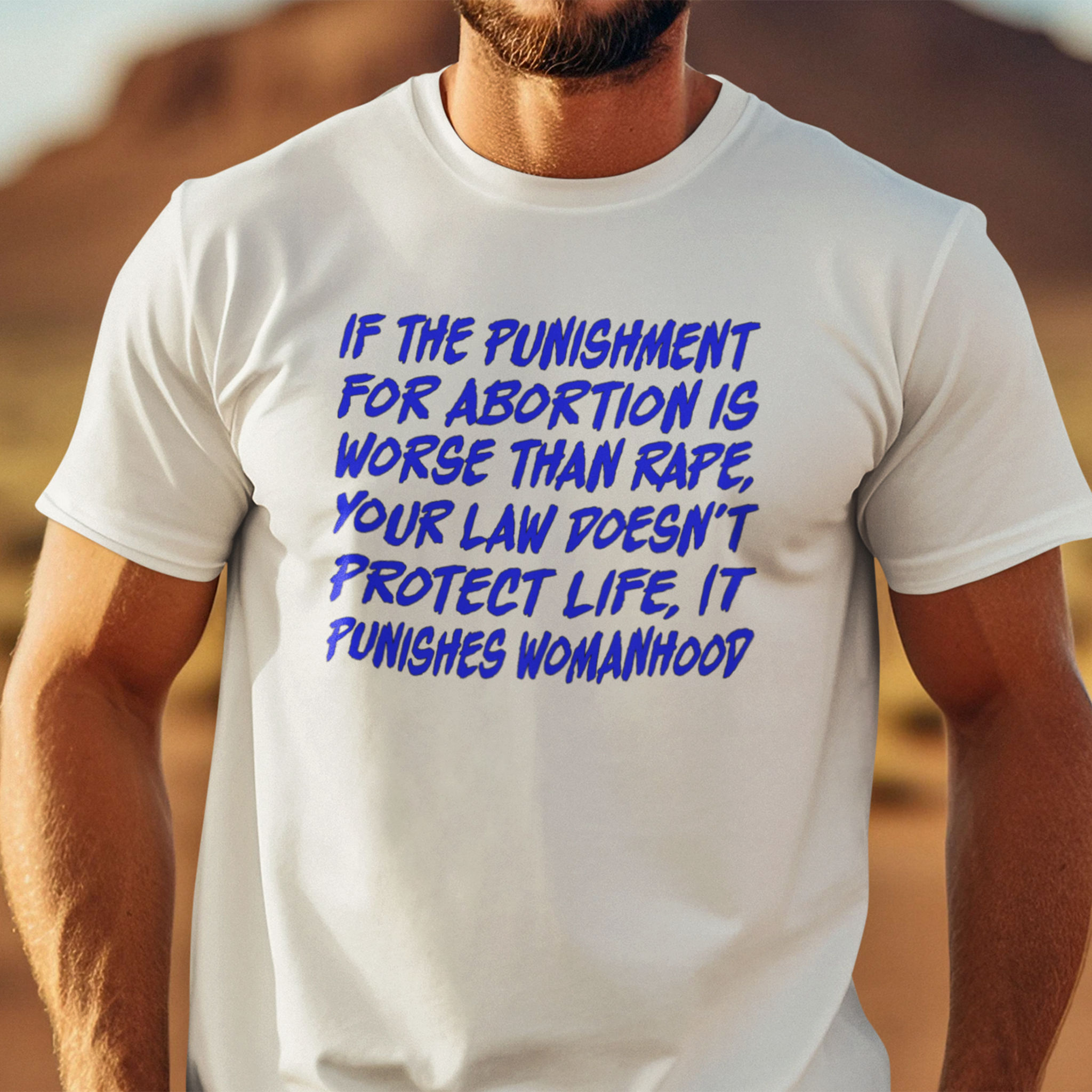 PUNISHMENT T-SHIRT/WHITE
