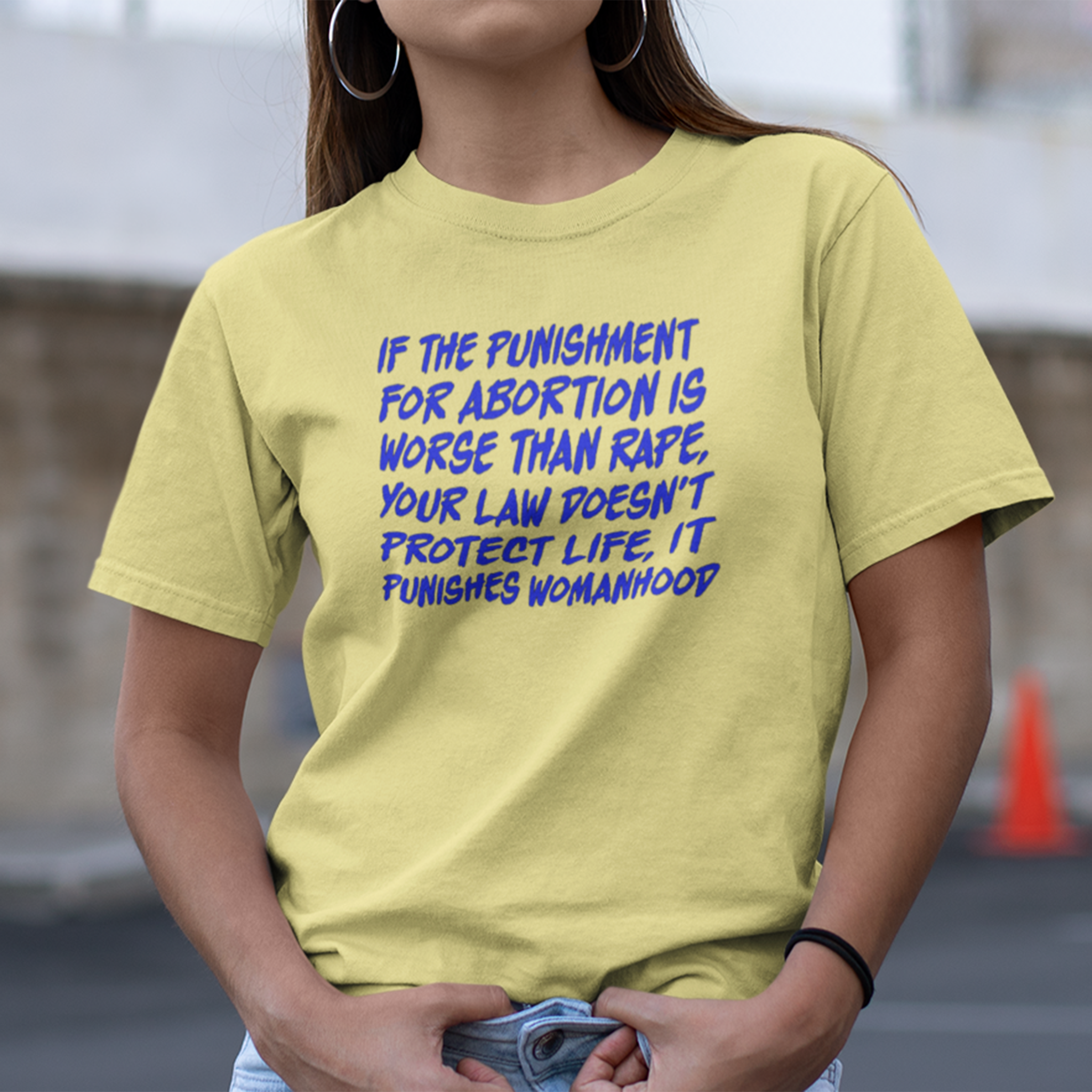 PUNISHMENT T-SHIRT/YELLOW