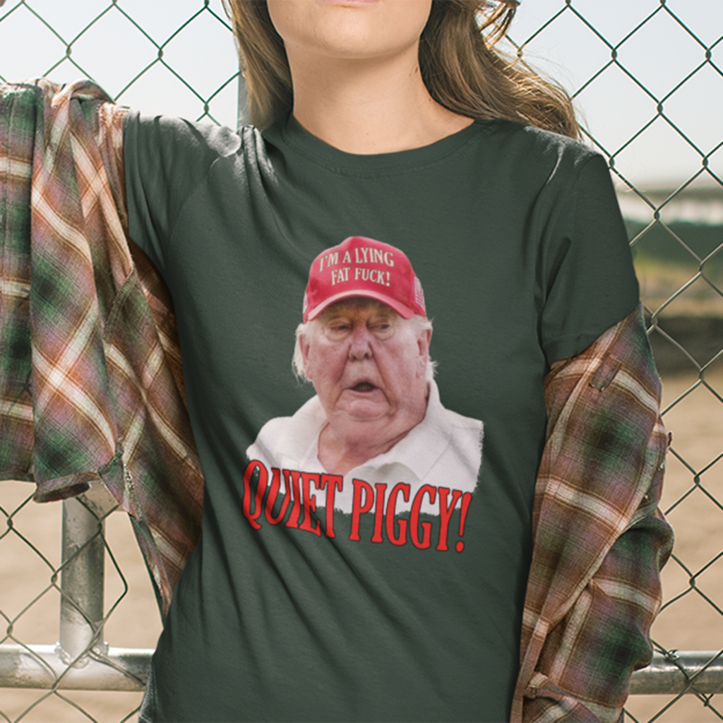 QUITE PIGGY T-SHIRT/FOREST