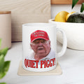 QUITE PIGGY CERAMIC MUG/WHITE