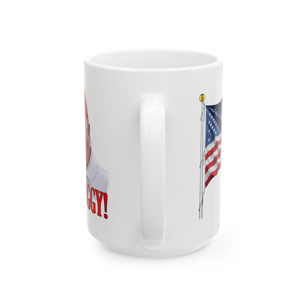 QUITE PIGGY CERAMIC MUG/WHITE