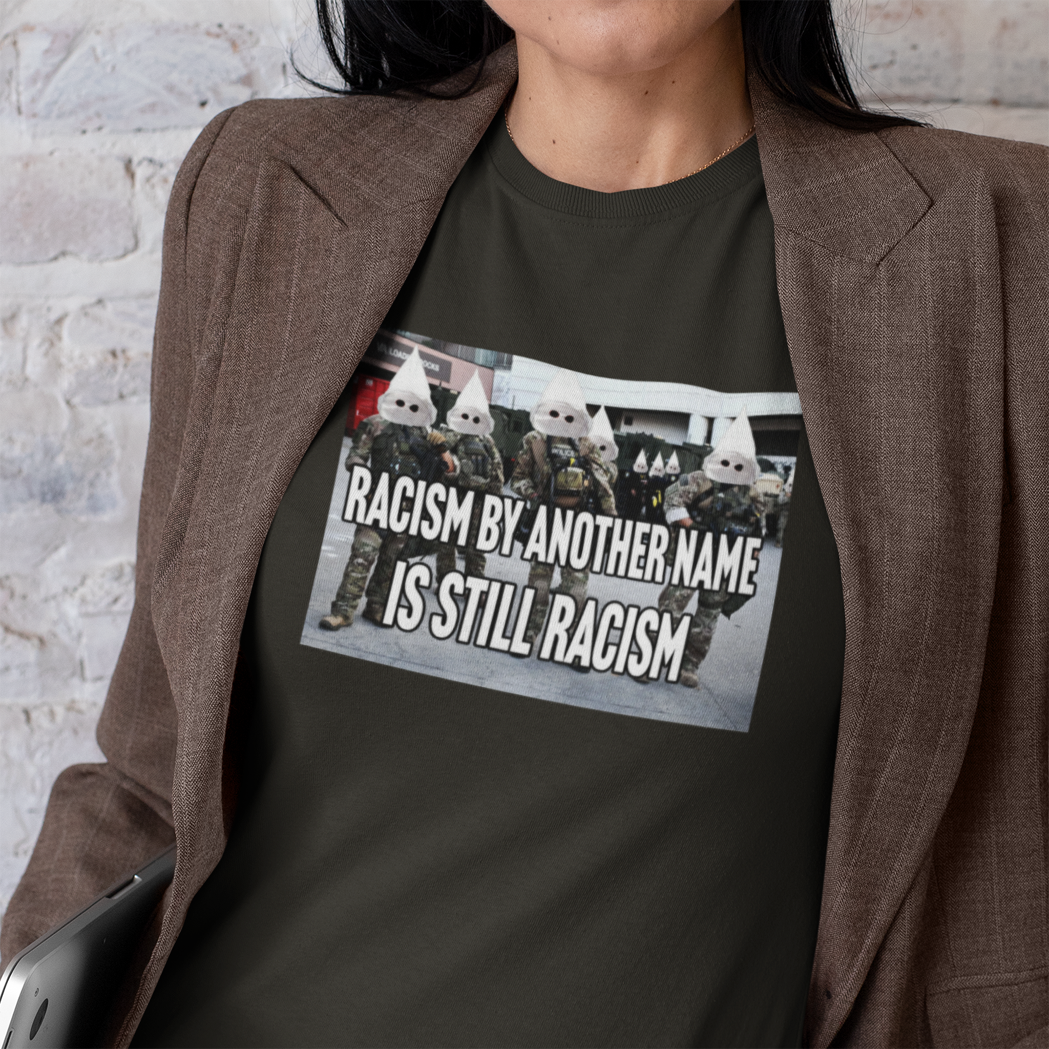 RACISM IS STILL RACISM T-SHIRT/BLACK