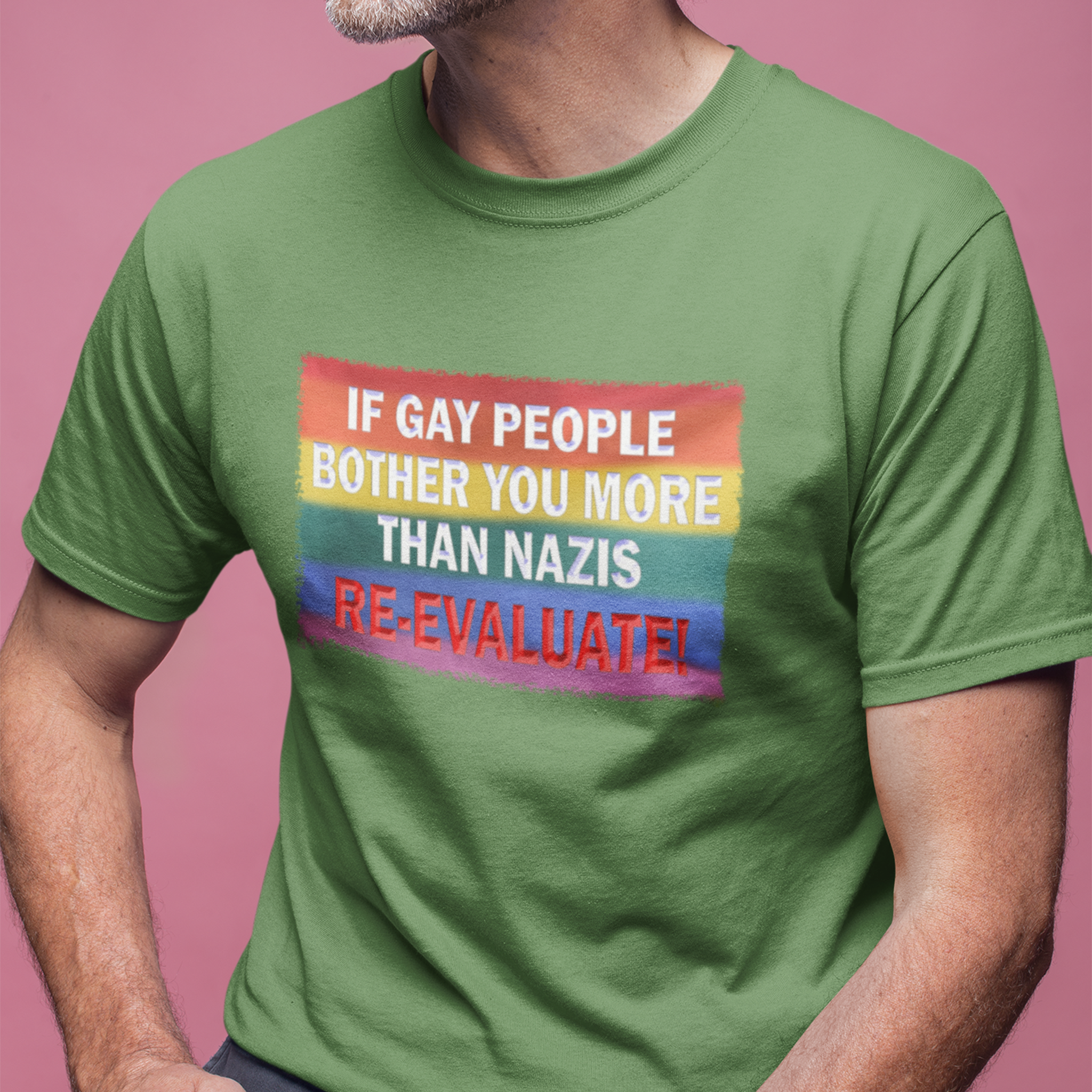 RE-EVALUATE T-SHIRT/LEAF