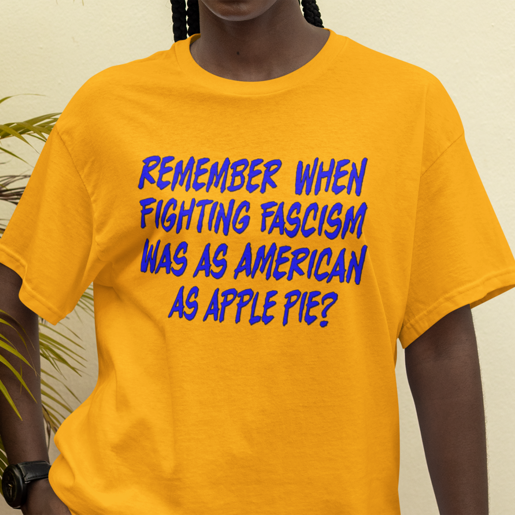 REMEMBER WHEN T-SHIRT/GOLD