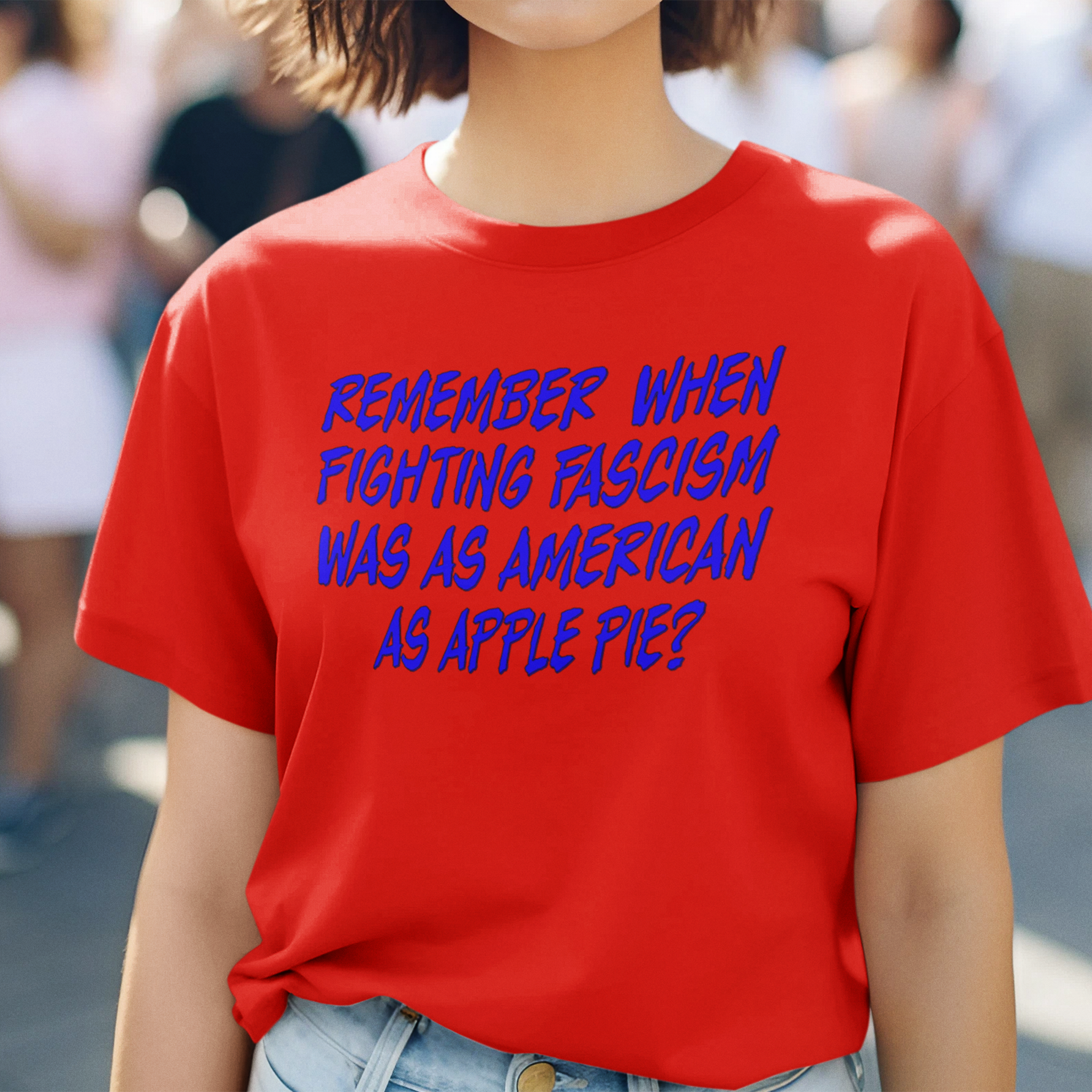 REMEMBER WHEN T-SHIRT/RED