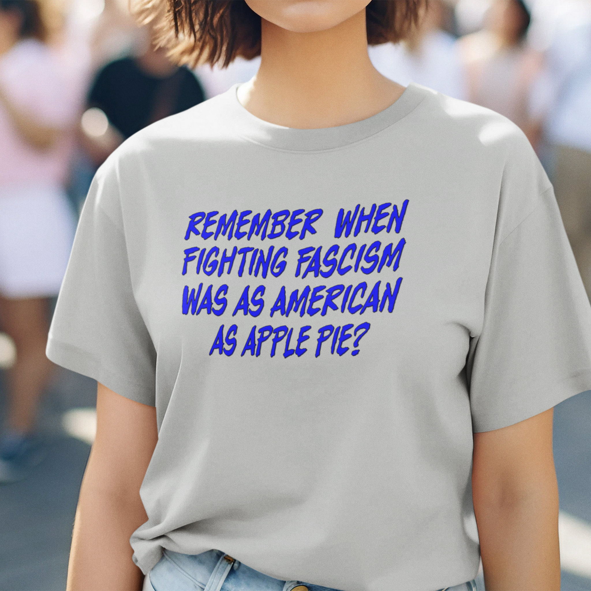 REMEMBER WHEN T-SHIRT/SILVER