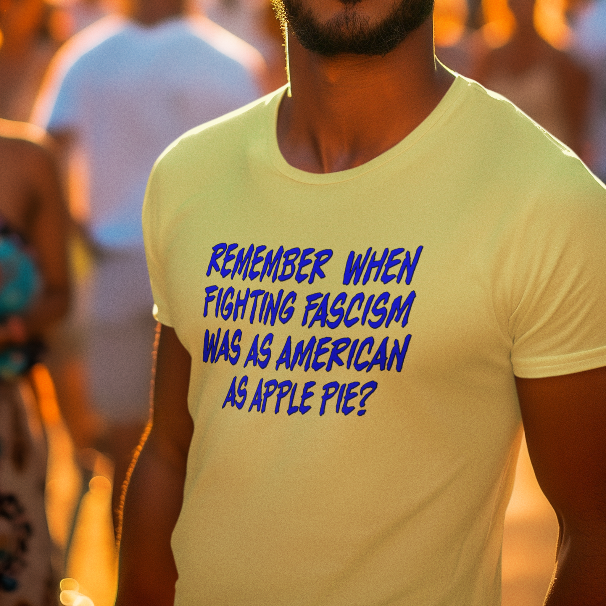 REMEMBER WHEN T-SHIRT/YELLOW