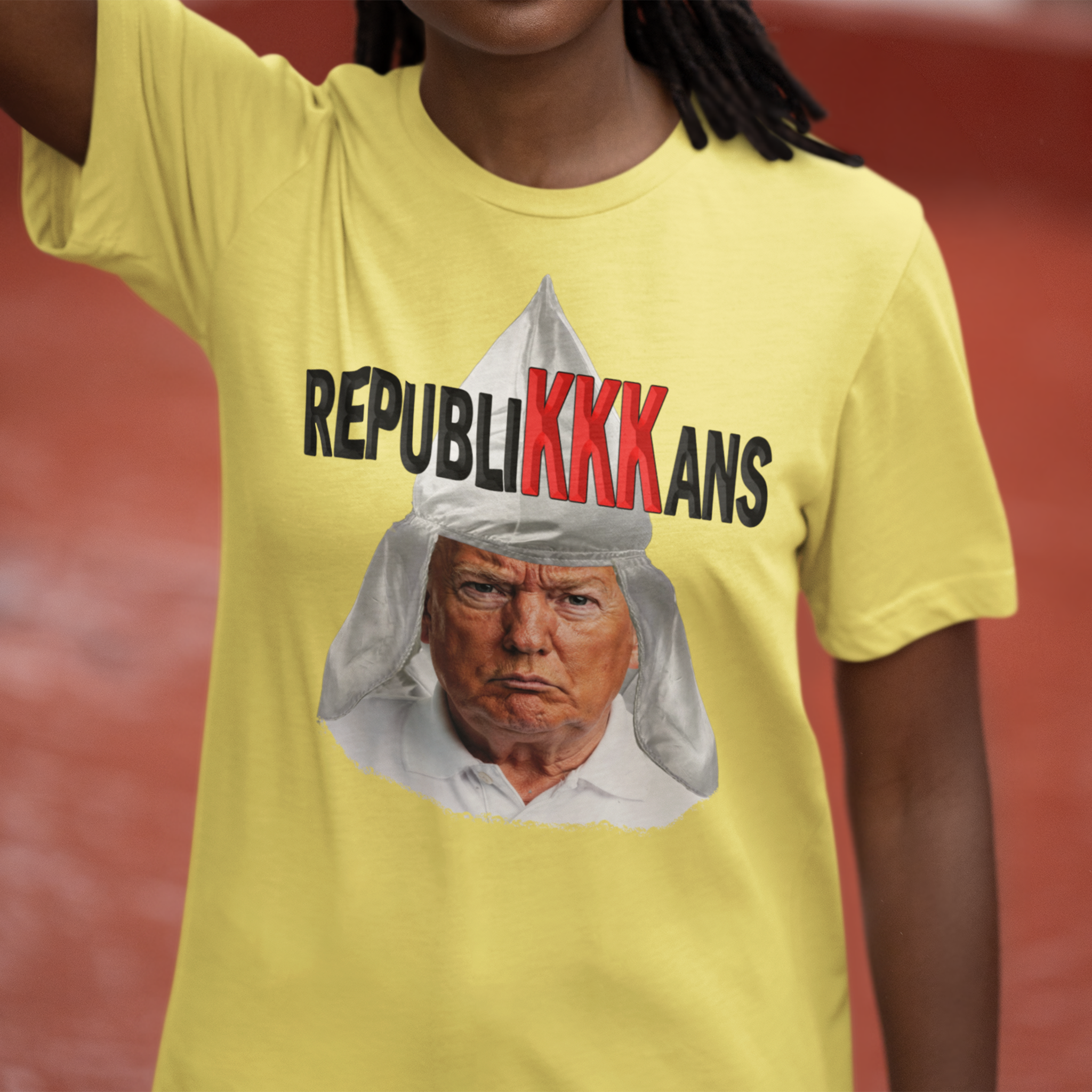 REPUBLIKKKANS T-SHIRT/YELLOW