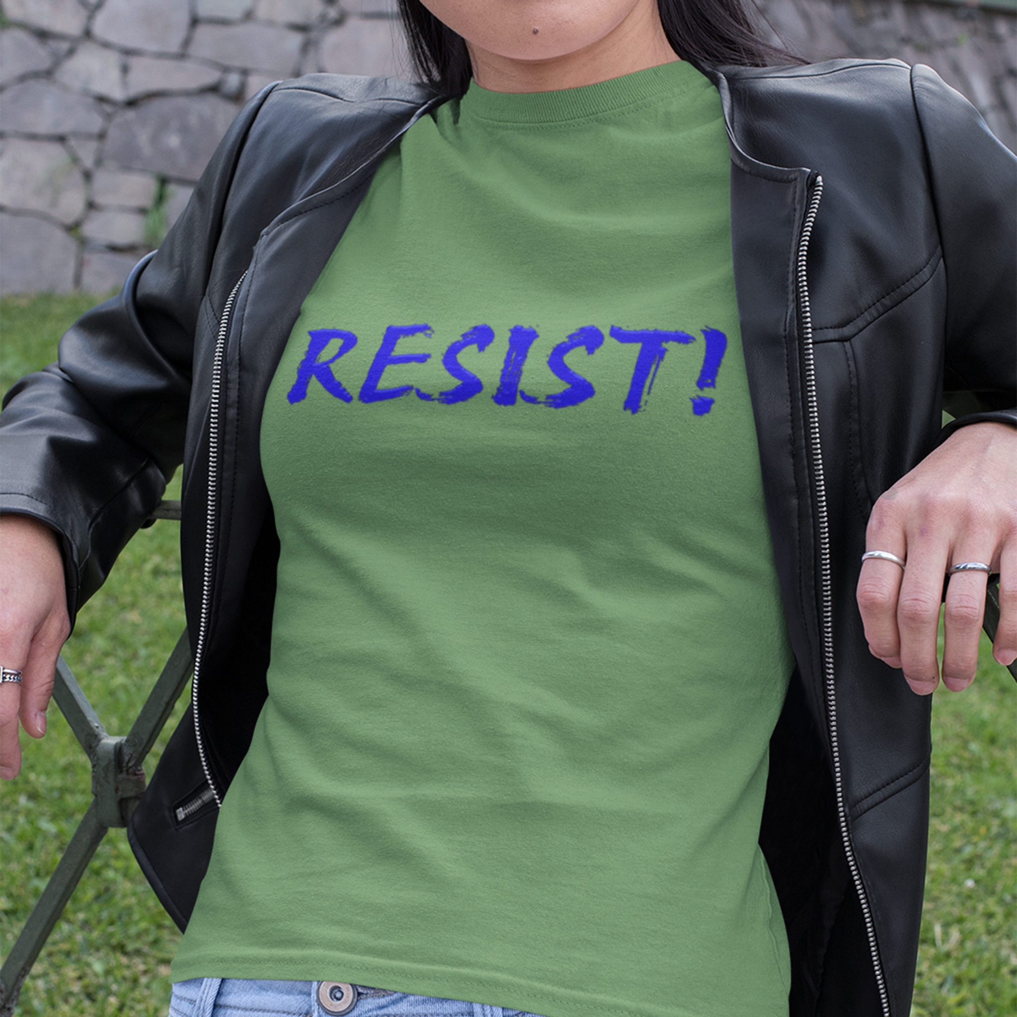 RESIST! T-SHIRT/LEAF