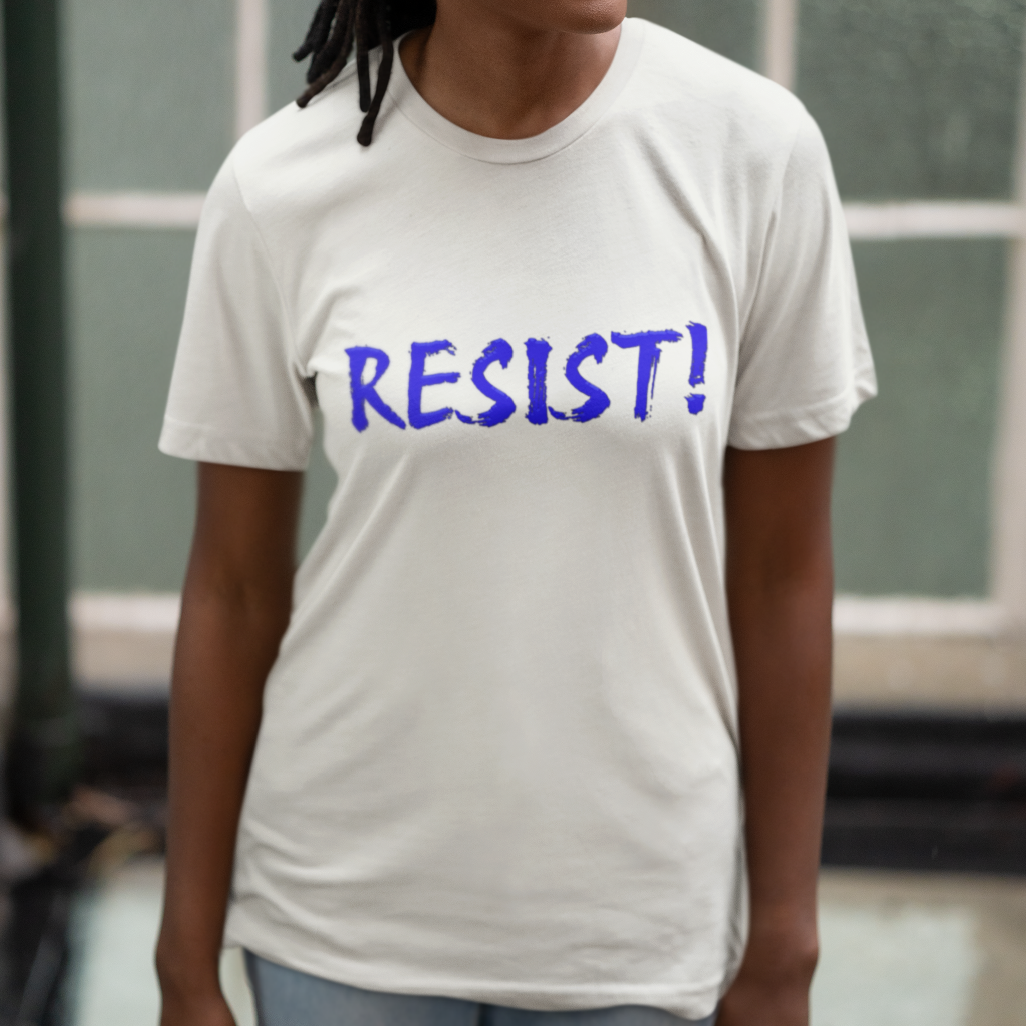 RESIST! T-SHIRT/WHITE