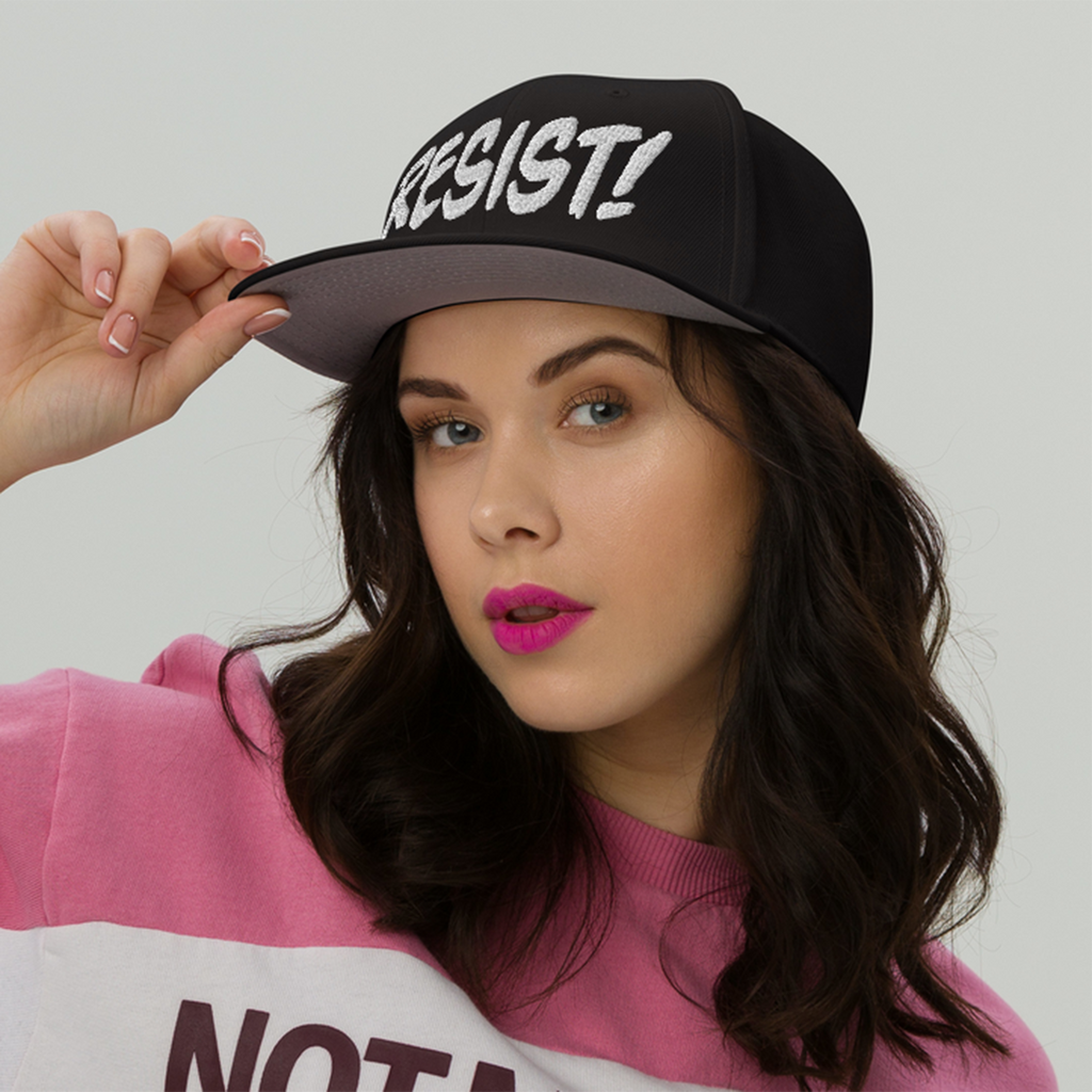 RESIST! SNAPBACK CAP/Black