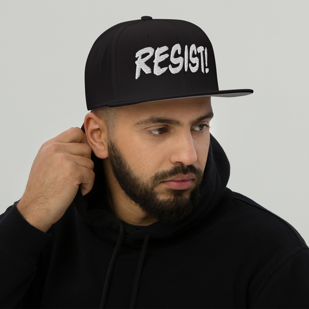 RESIST! SNAPBACK CAP/Black